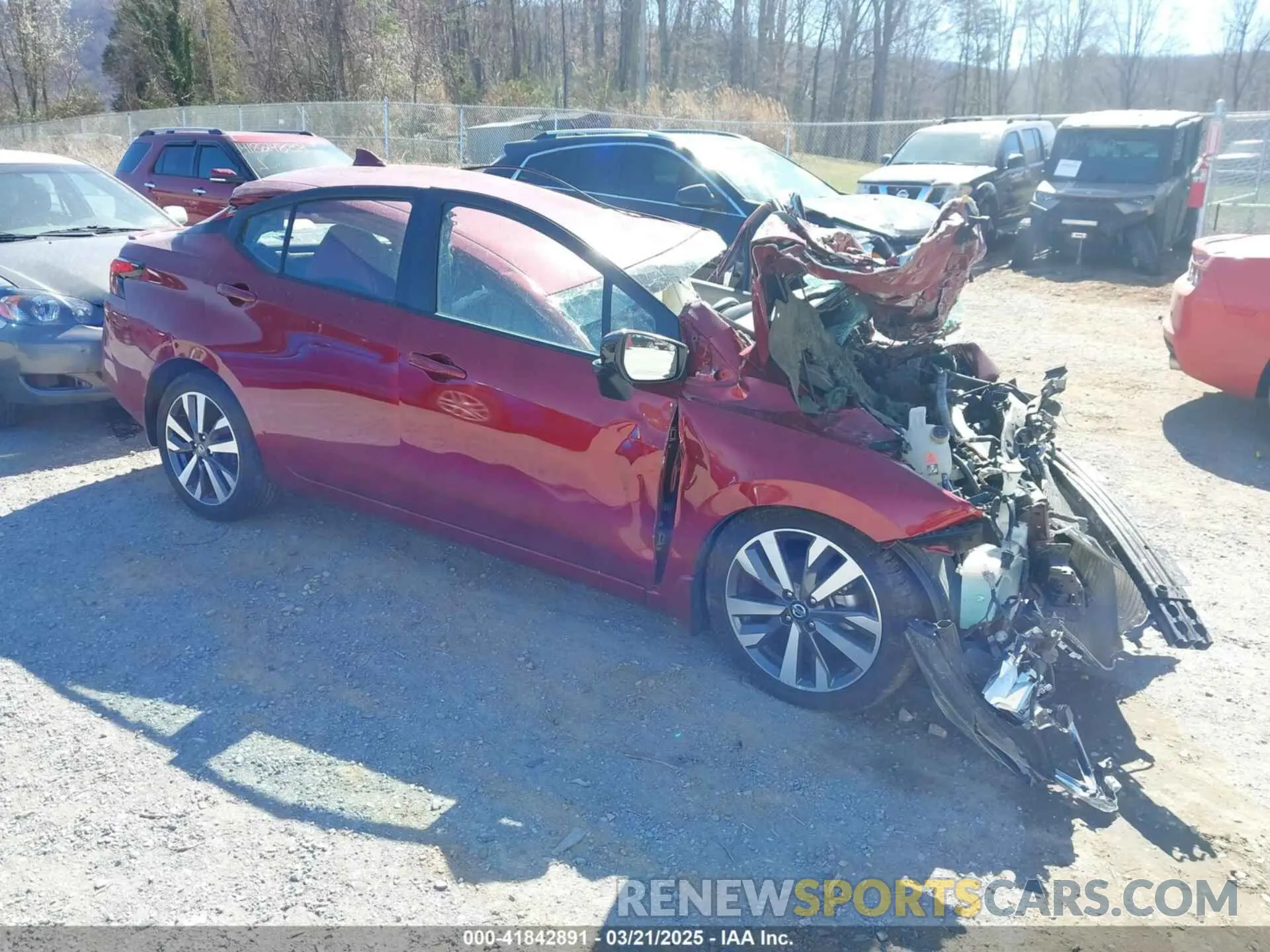 1 Photograph of a damaged car 3N1CN8FV5LL821749 NISSAN VERSA 2020