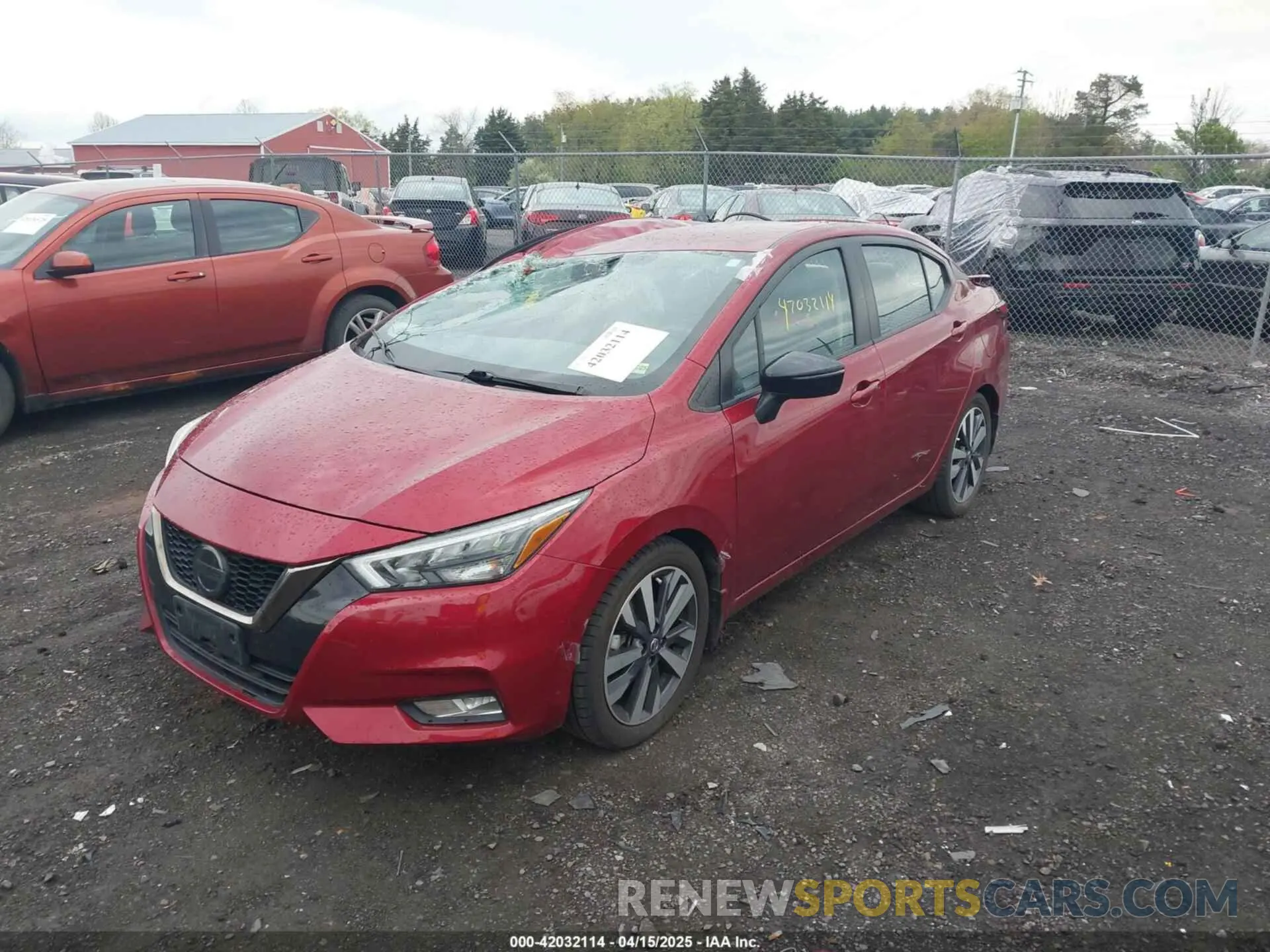 2 Photograph of a damaged car 3N1CN8FV5LL842908 NISSAN VERSA 2020