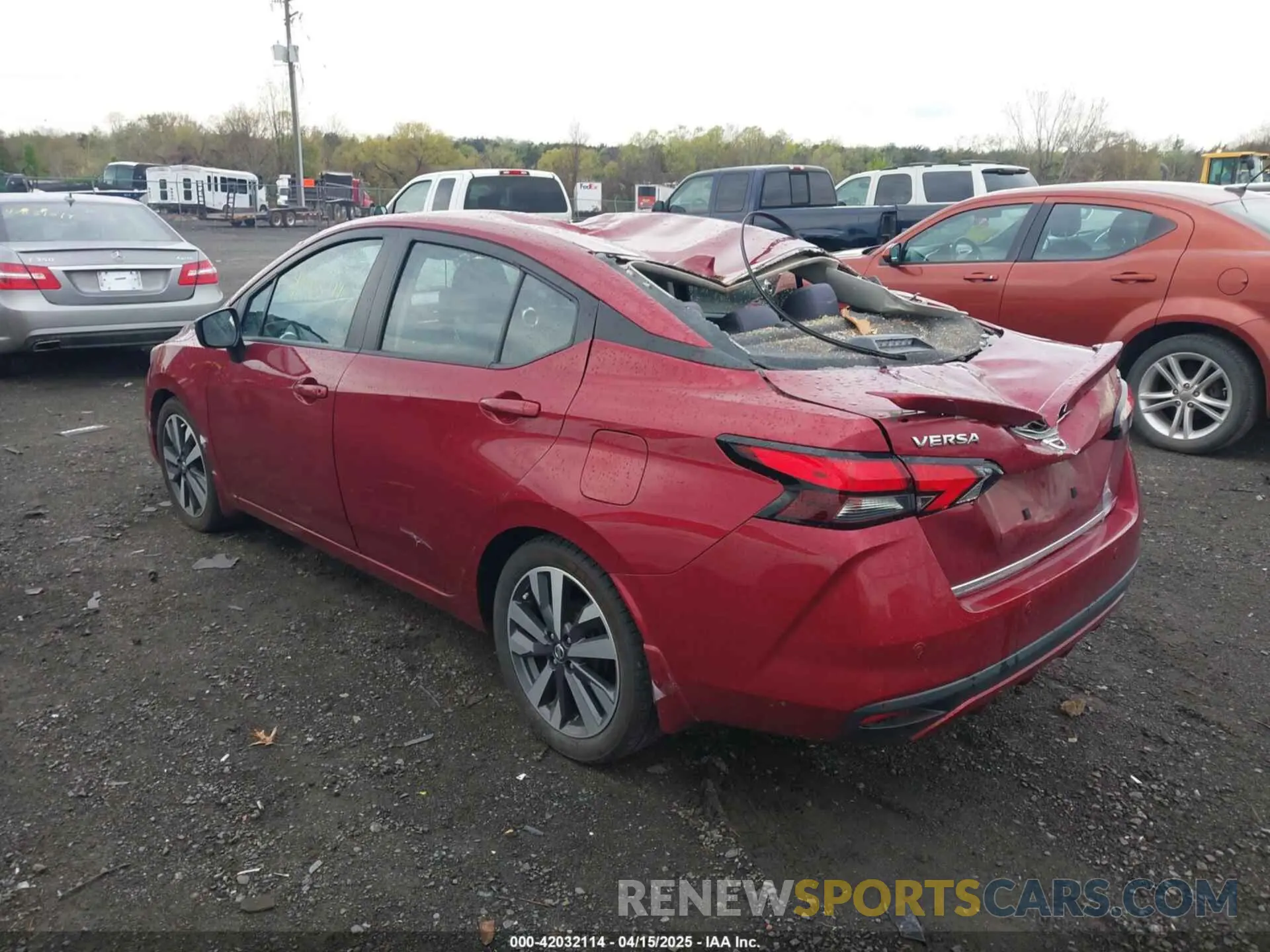3 Photograph of a damaged car 3N1CN8FV5LL842908 NISSAN VERSA 2020