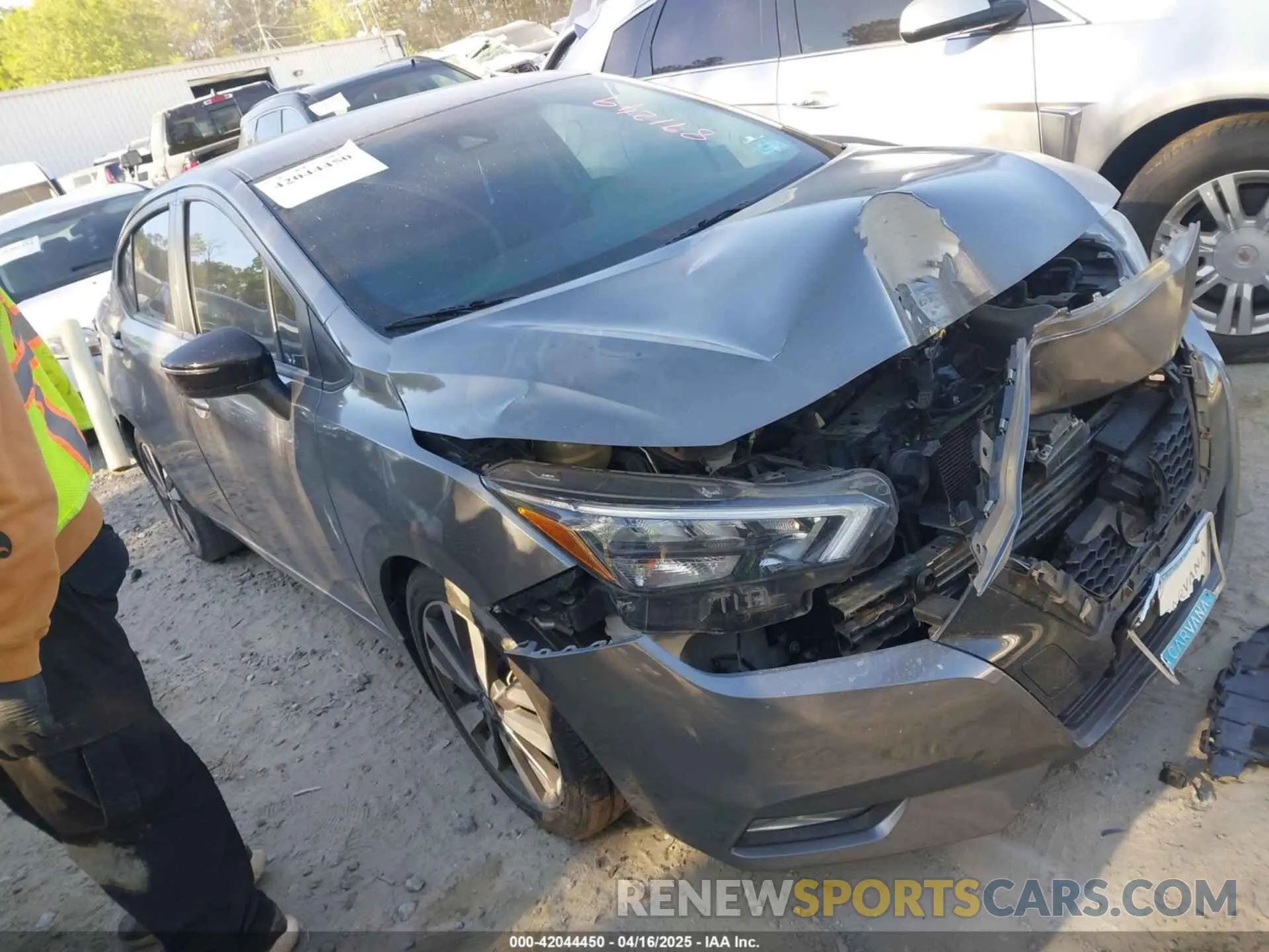 1 Photograph of a damaged car 3N1CN8FV5LL891249 NISSAN VERSA 2020