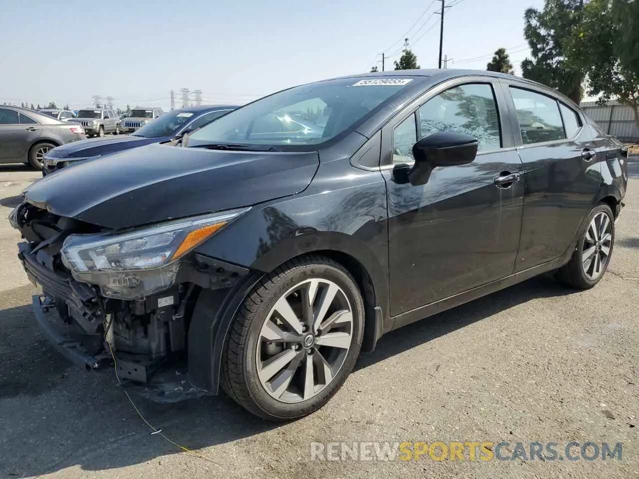 1 Photograph of a damaged car 3N1CN8FV5LL893762 NISSAN VERSA 2020