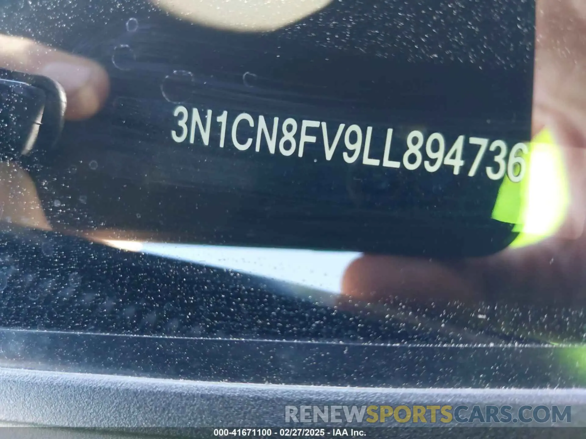 9 Photograph of a damaged car 3N1CN8FV9LL894736 NISSAN VERSA 2020