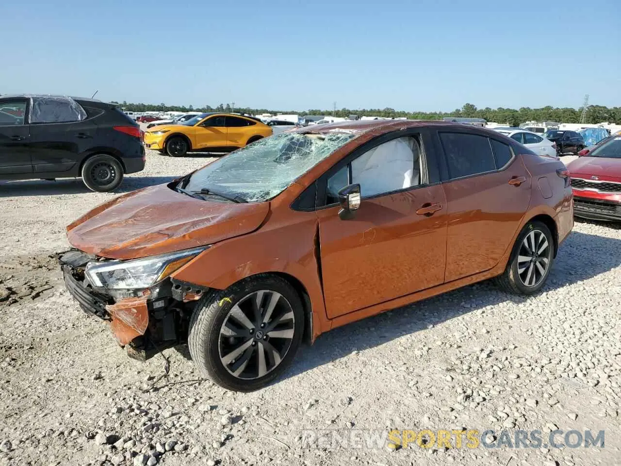 1 Photograph of a damaged car 3N1CN8FVXLL913133 NISSAN VERSA 2020