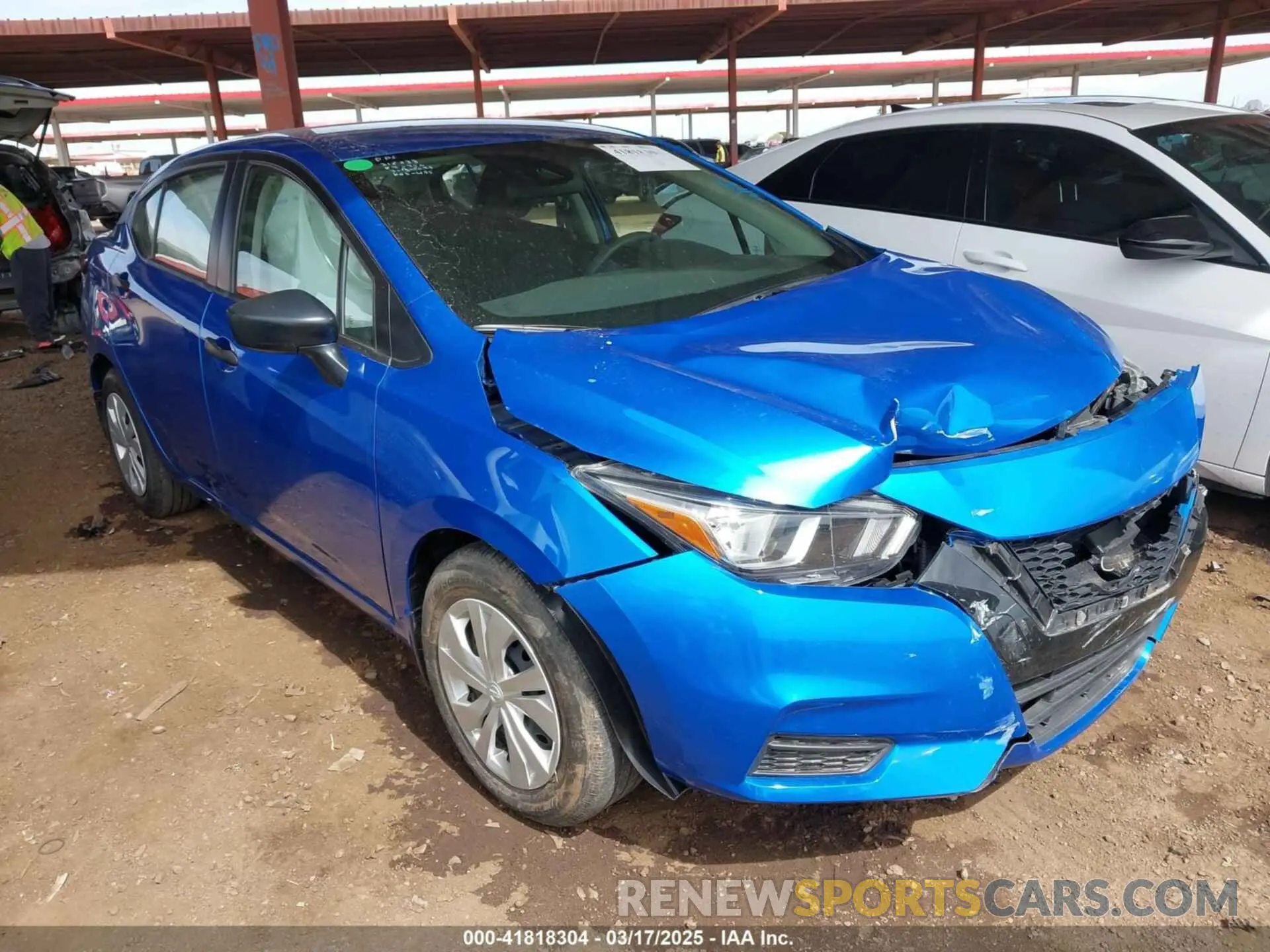 1 Photograph of a damaged car 3N1CN8BV1ML879350 NISSAN VERSA 2021