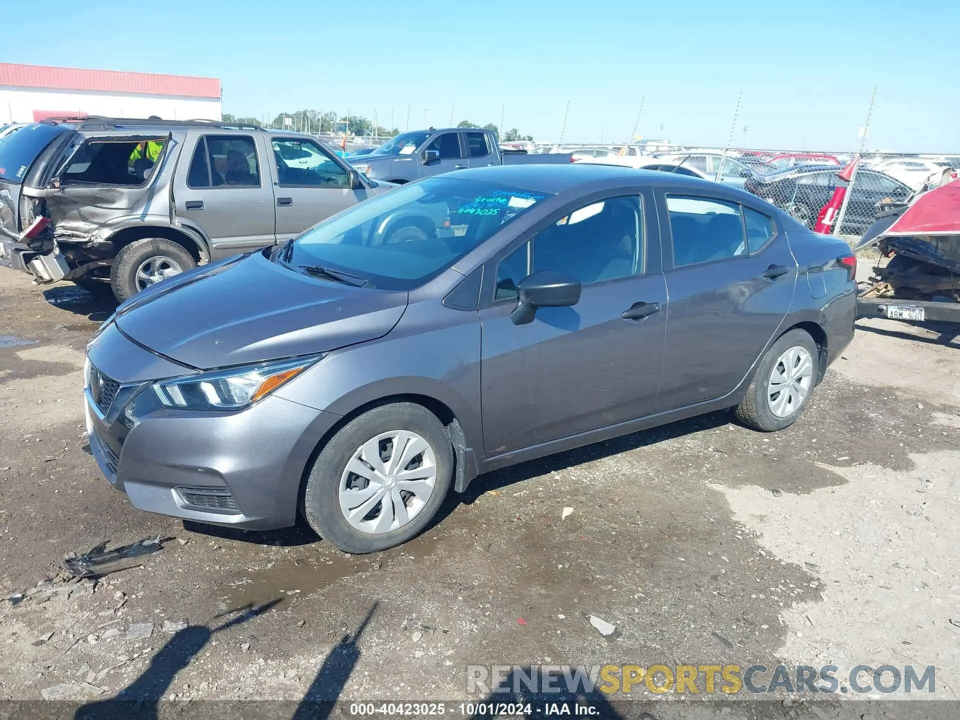 2 Photograph of a damaged car 3N1CN8BV3ML879656 NISSAN VERSA 2021