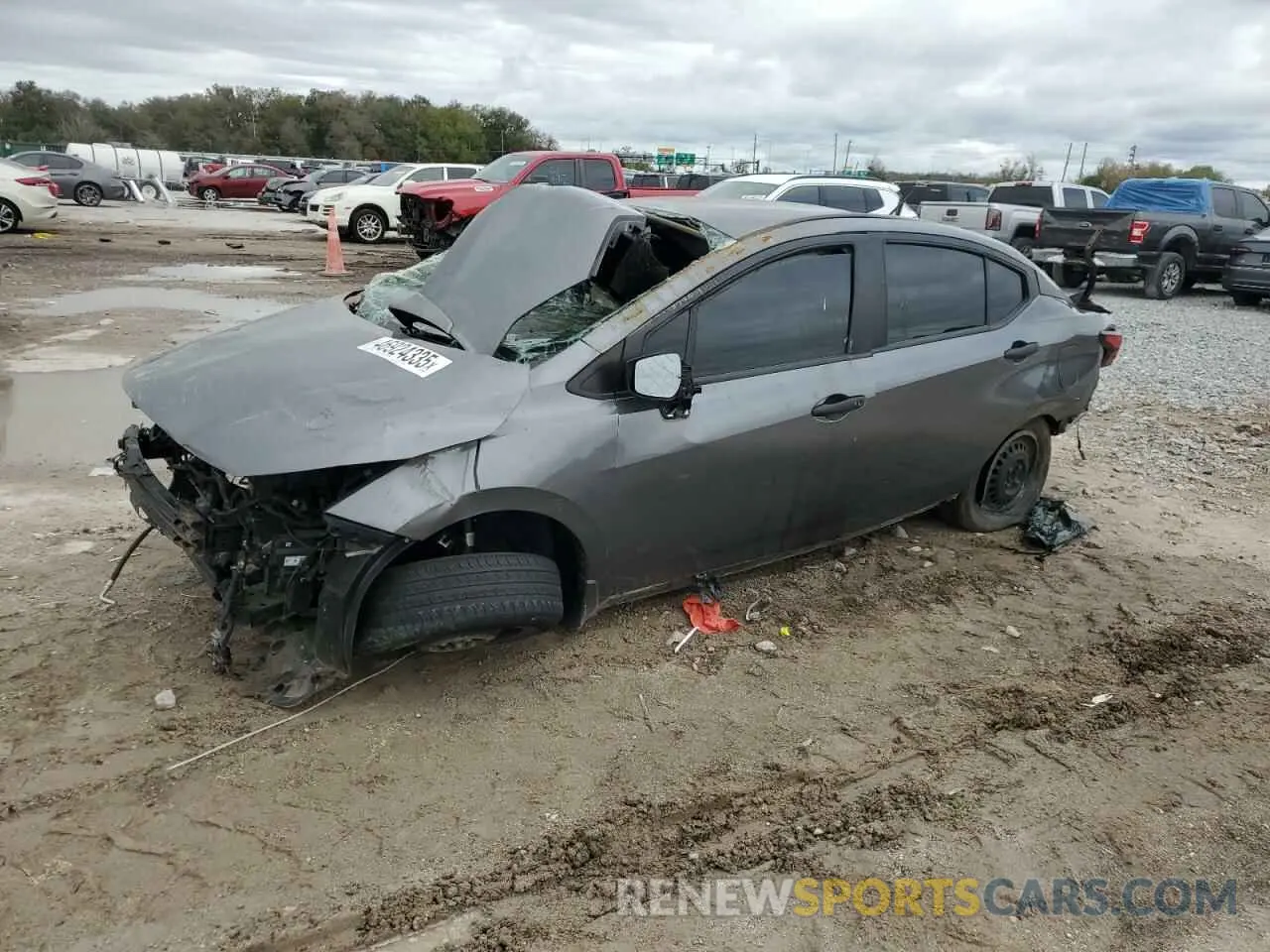 1 Photograph of a damaged car 3N1CN8BV7ML897495 NISSAN VERSA 2021
