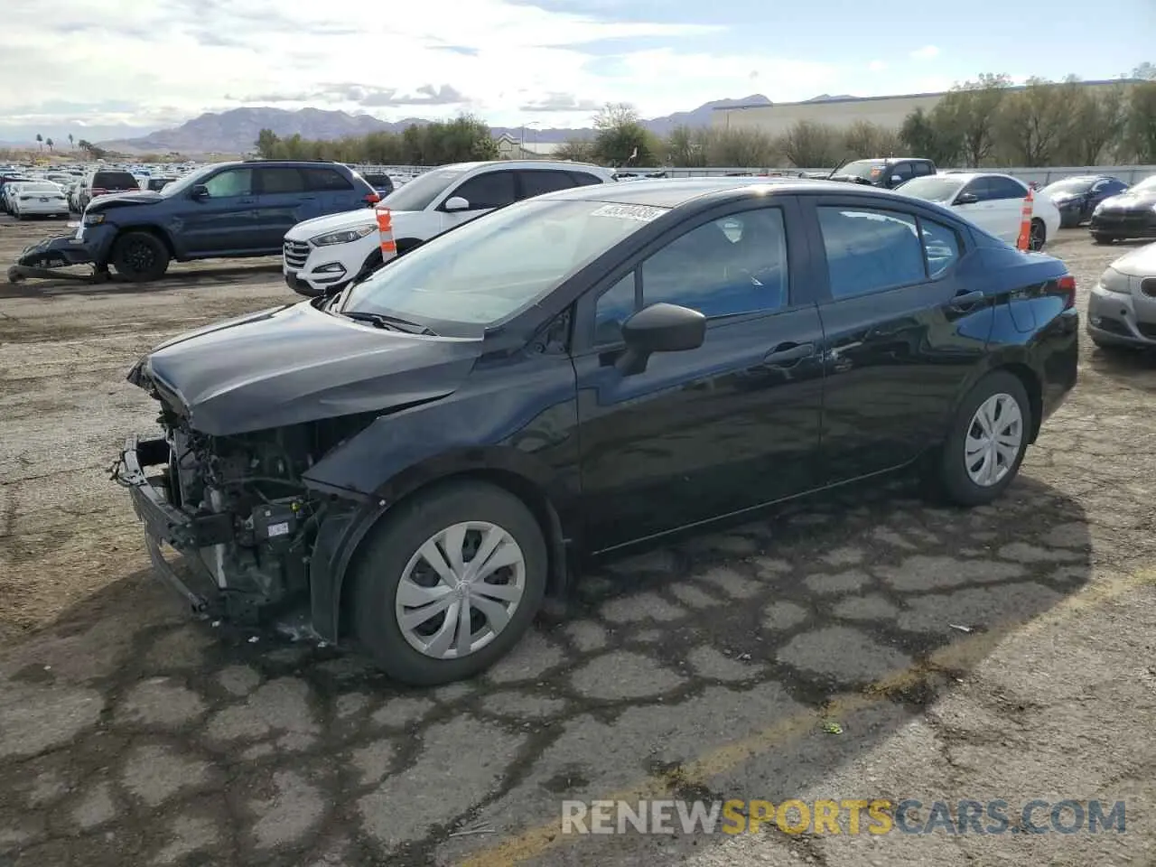 1 Photograph of a damaged car 3N1CN8BVXML809362 NISSAN VERSA 2021