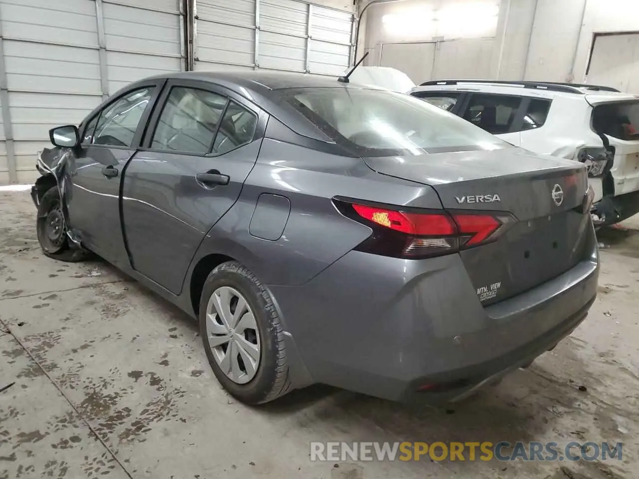 2 Photograph of a damaged car 3N1CN8DV0ML809240 NISSAN VERSA 2021