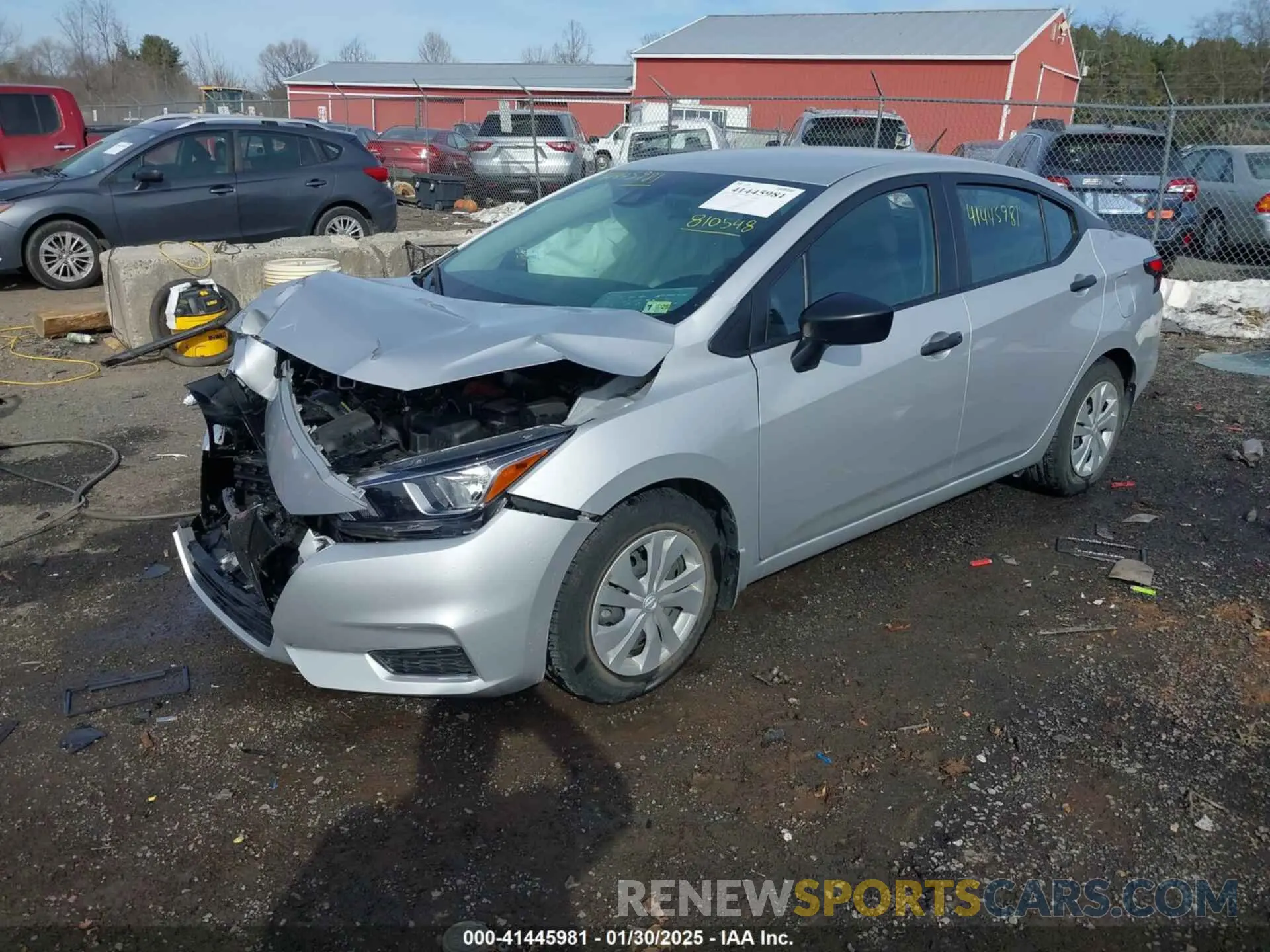 2 Photograph of a damaged car 3N1CN8DV0ML810548 NISSAN VERSA 2021