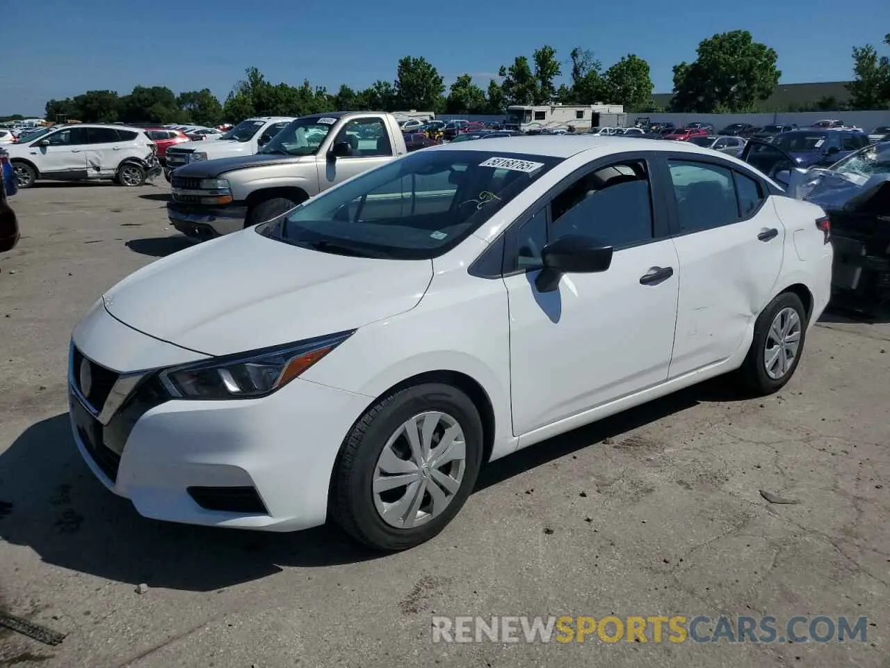 1 Photograph of a damaged car 3N1CN8DV0ML816690 NISSAN VERSA 2021