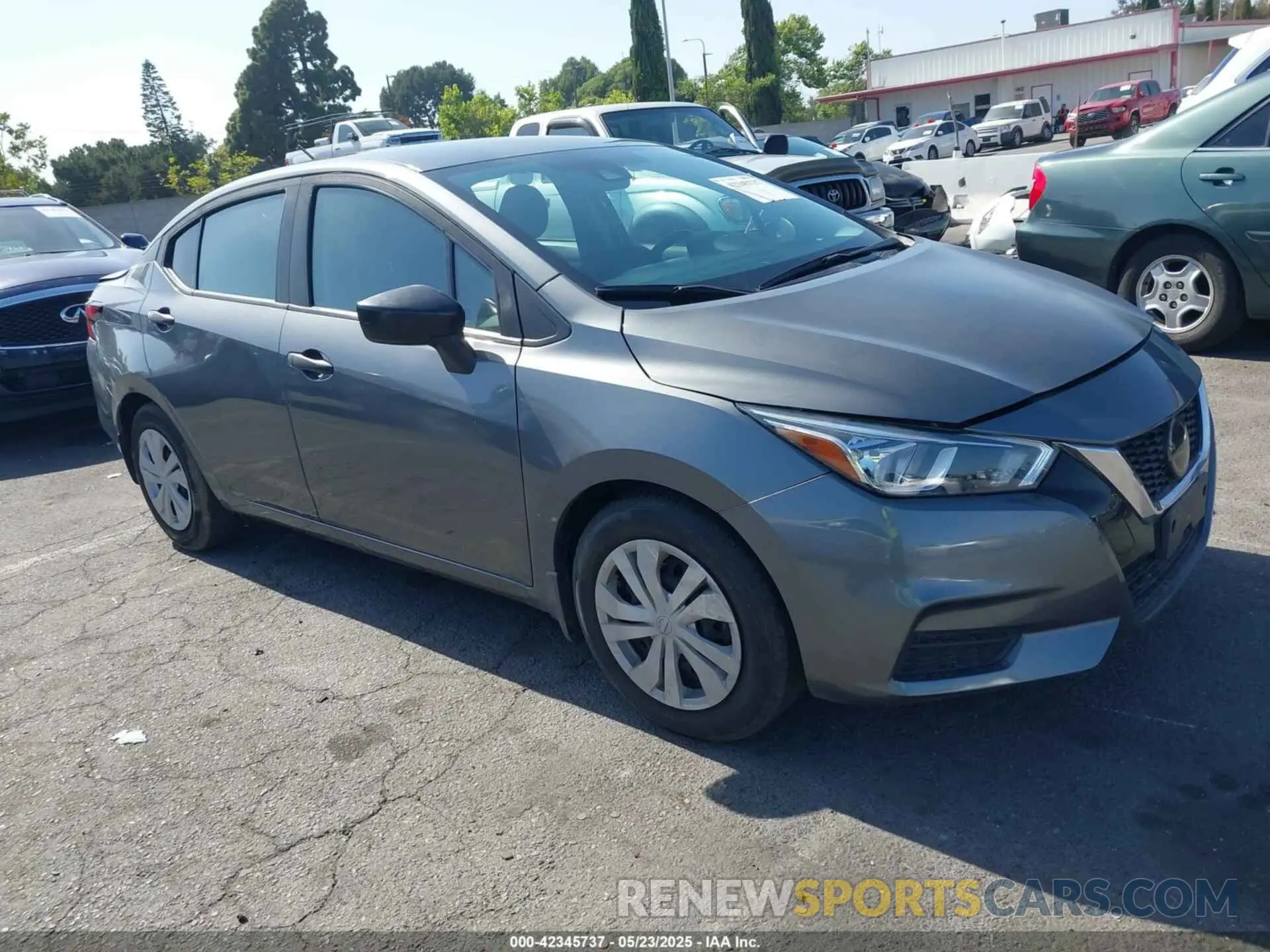 1 Photograph of a damaged car 3N1CN8DV0ML860009 NISSAN VERSA 2021