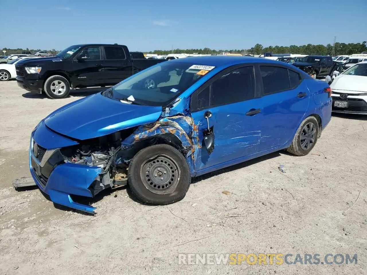 1 Photograph of a damaged car 3N1CN8DV0ML909662 NISSAN VERSA 2021