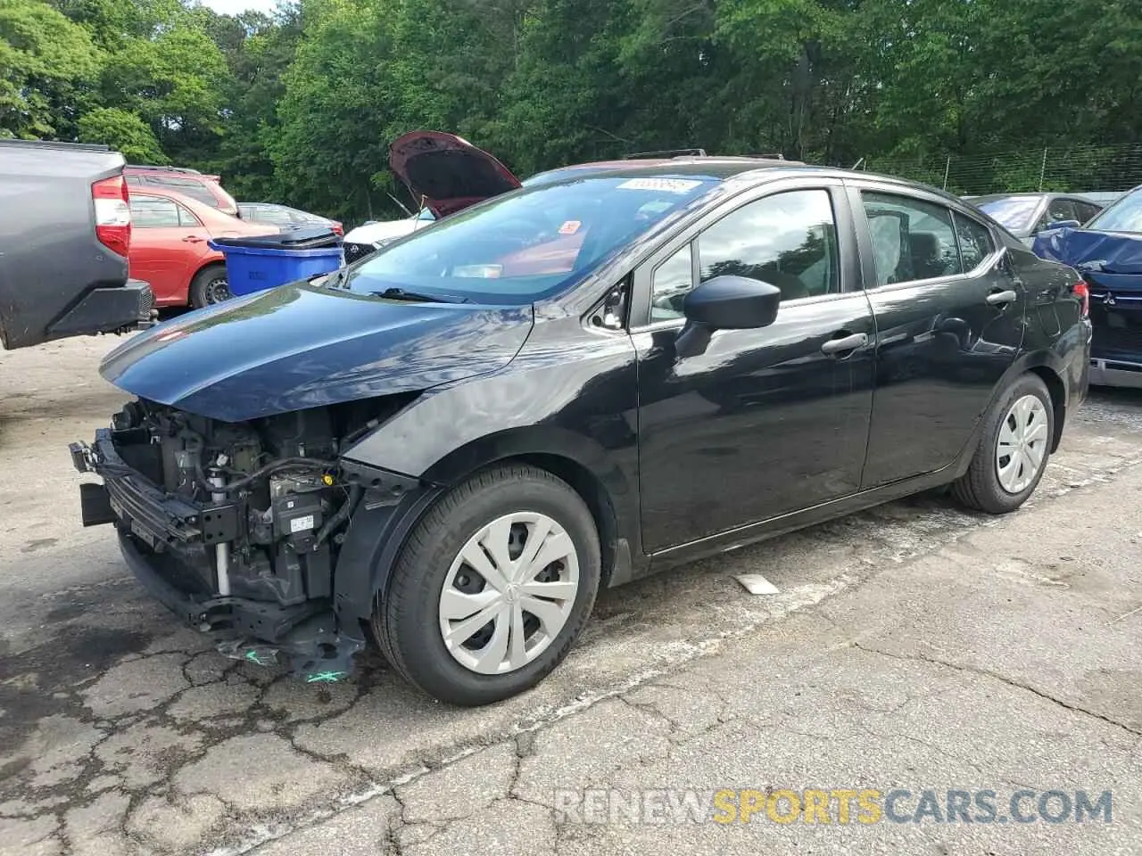 1 Photograph of a damaged car 3N1CN8DV1ML852520 NISSAN VERSA 2021