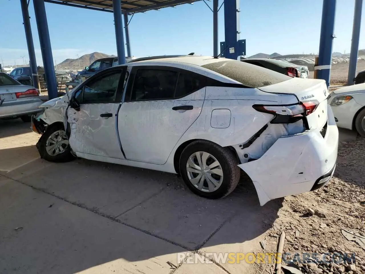 2 Photograph of a damaged car 3N1CN8DV1ML923683 NISSAN VERSA 2021
