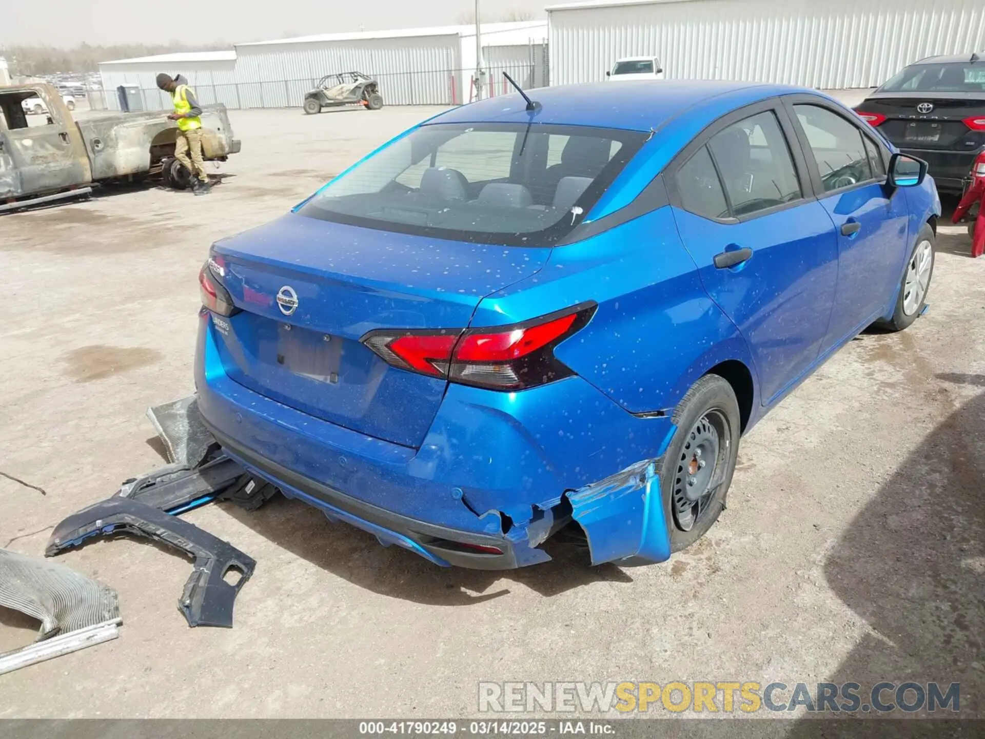 4 Photograph of a damaged car 3N1CN8DV2ML893934 NISSAN VERSA 2021