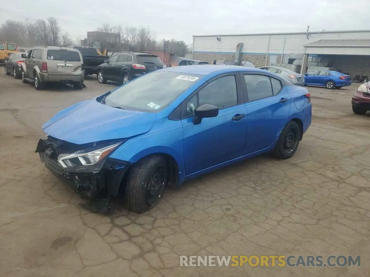 1 Photograph of a damaged car 3N1CN8DV2ML904656 NISSAN VERSA 2021