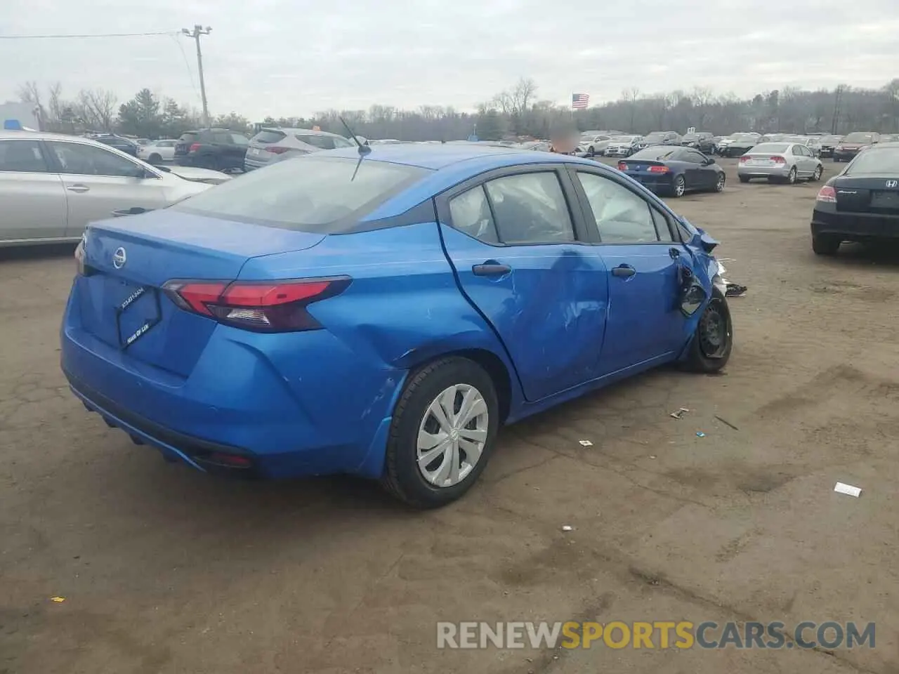 3 Photograph of a damaged car 3N1CN8DV2ML904656 NISSAN VERSA 2021