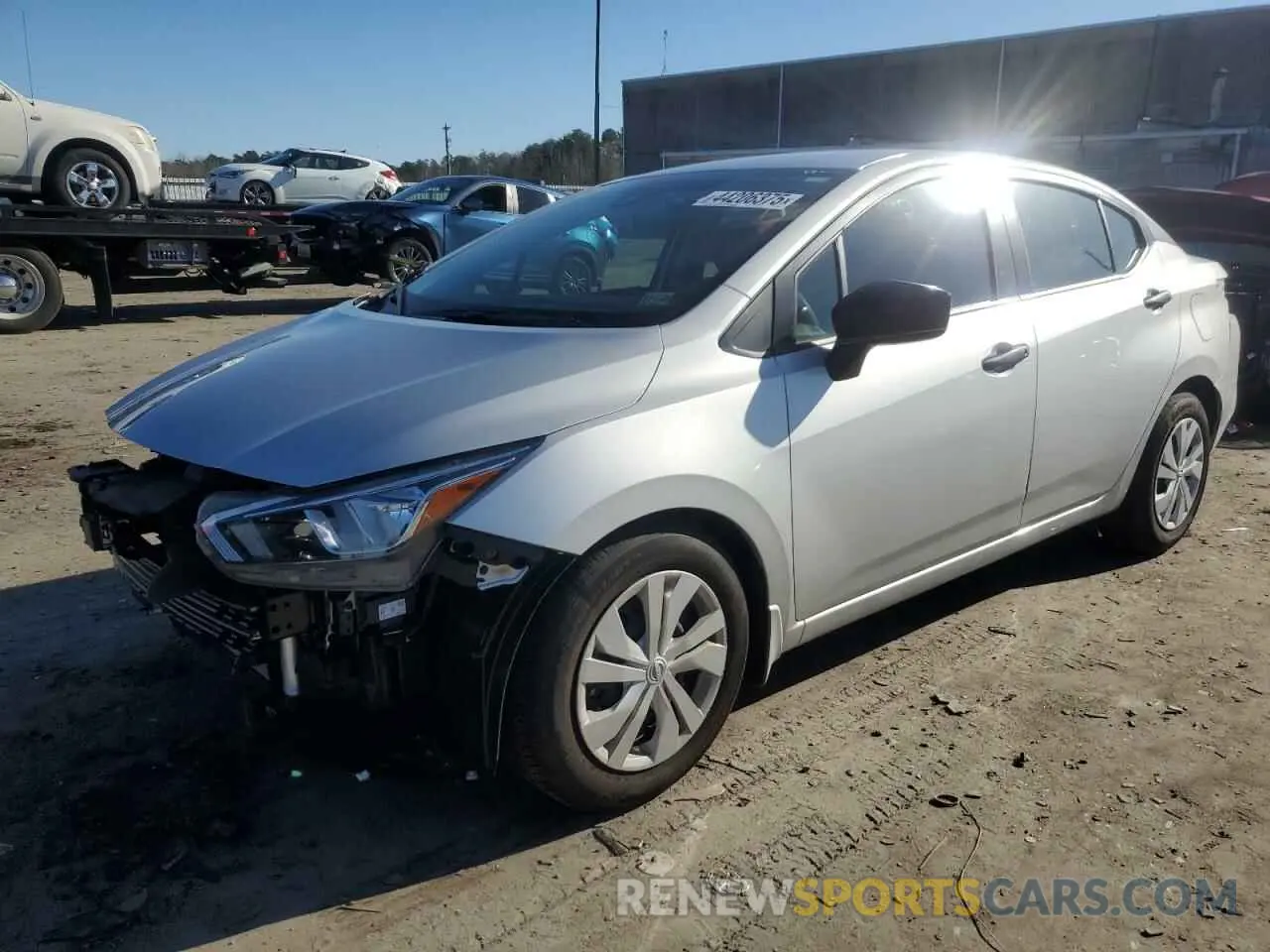 1 Photograph of a damaged car 3N1CN8DV3ML923460 NISSAN VERSA 2021