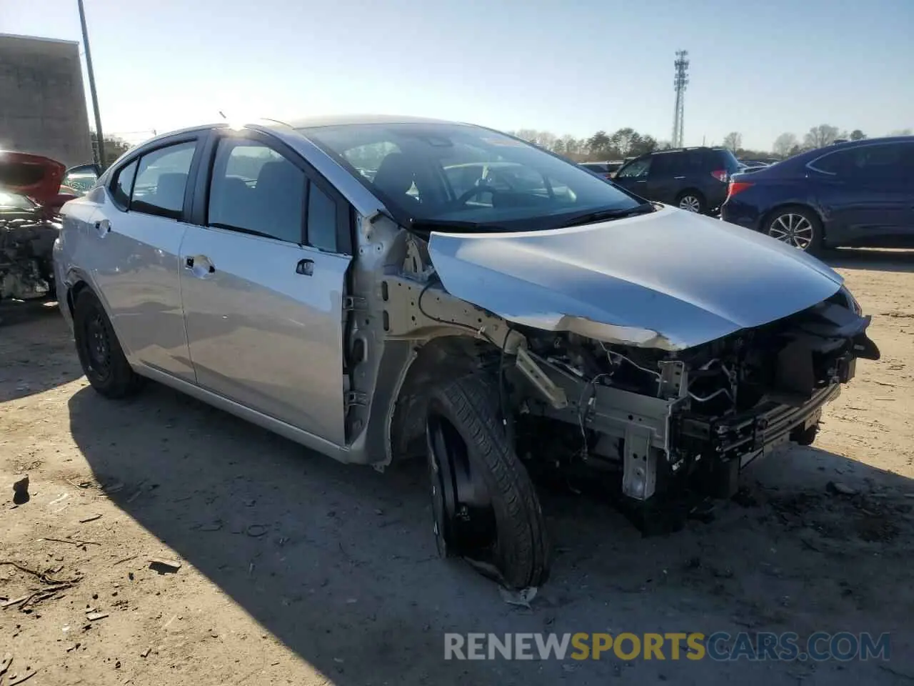 4 Photograph of a damaged car 3N1CN8DV3ML923460 NISSAN VERSA 2021