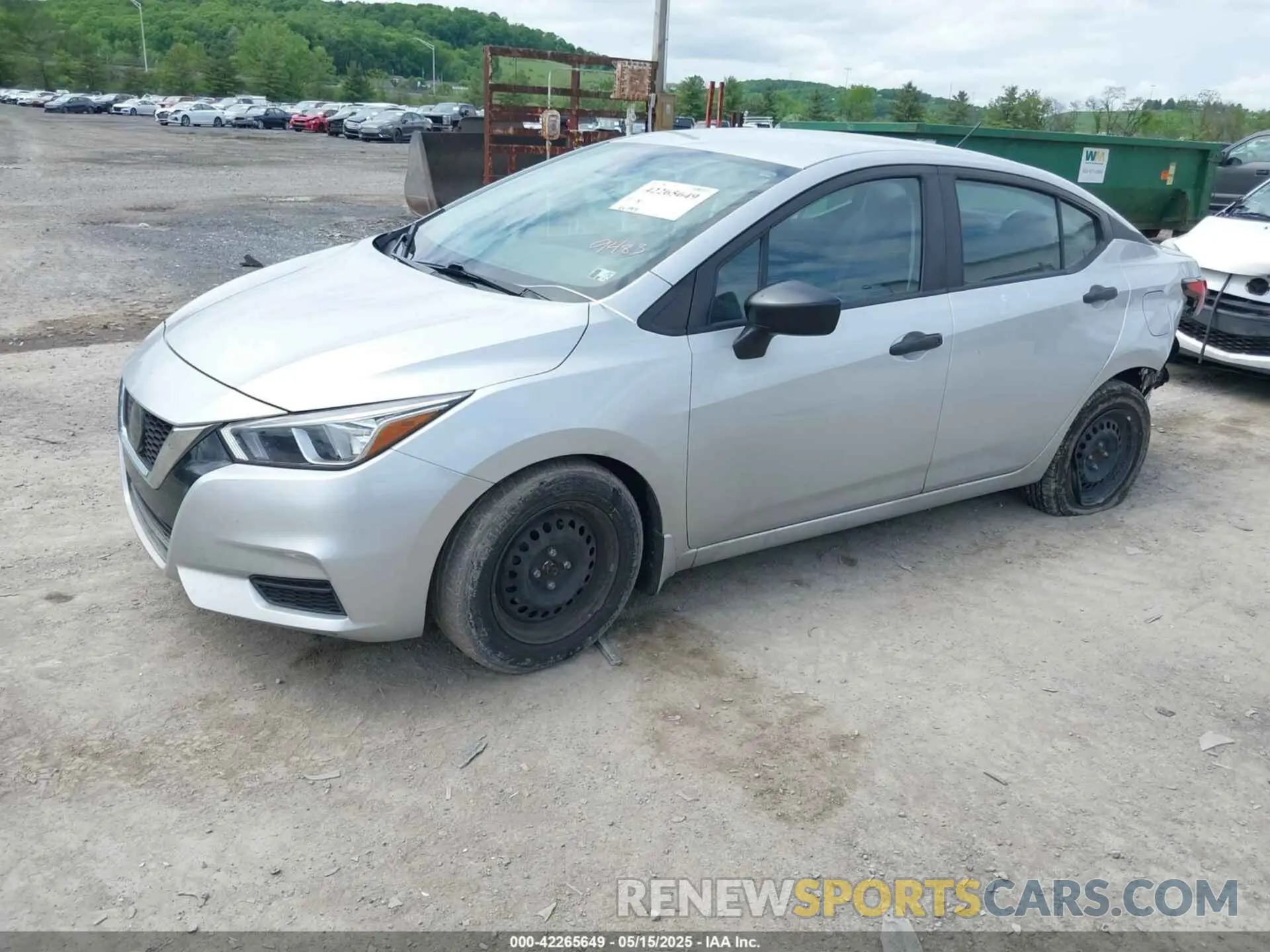 2 Photograph of a damaged car 3N1CN8DV4ML809483 NISSAN VERSA 2021