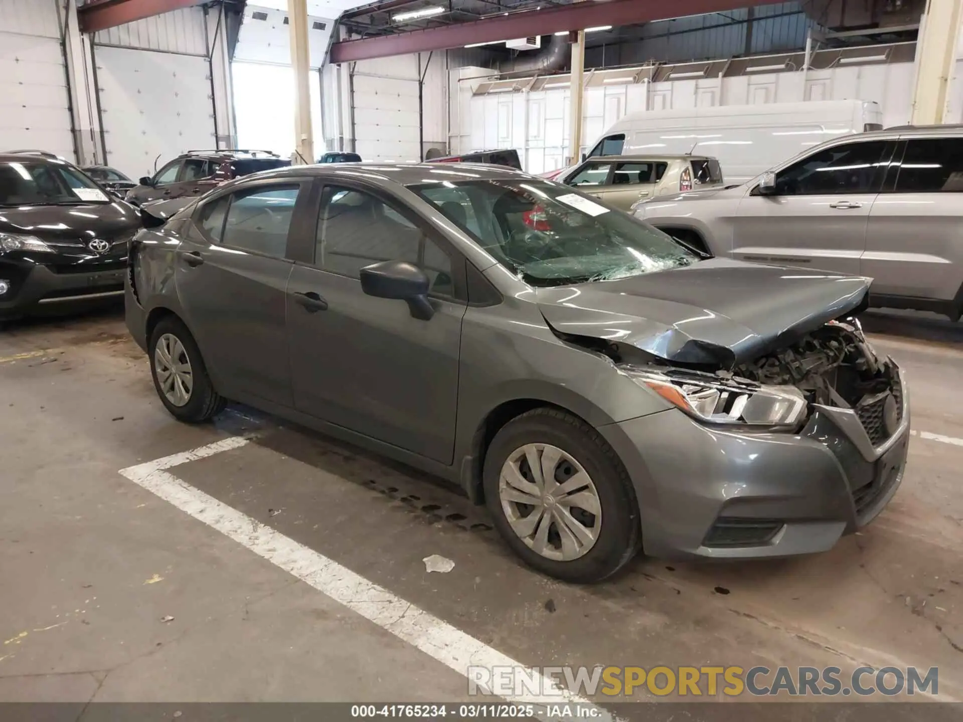 1 Photograph of a damaged car 3N1CN8DV4ML815784 NISSAN VERSA 2021