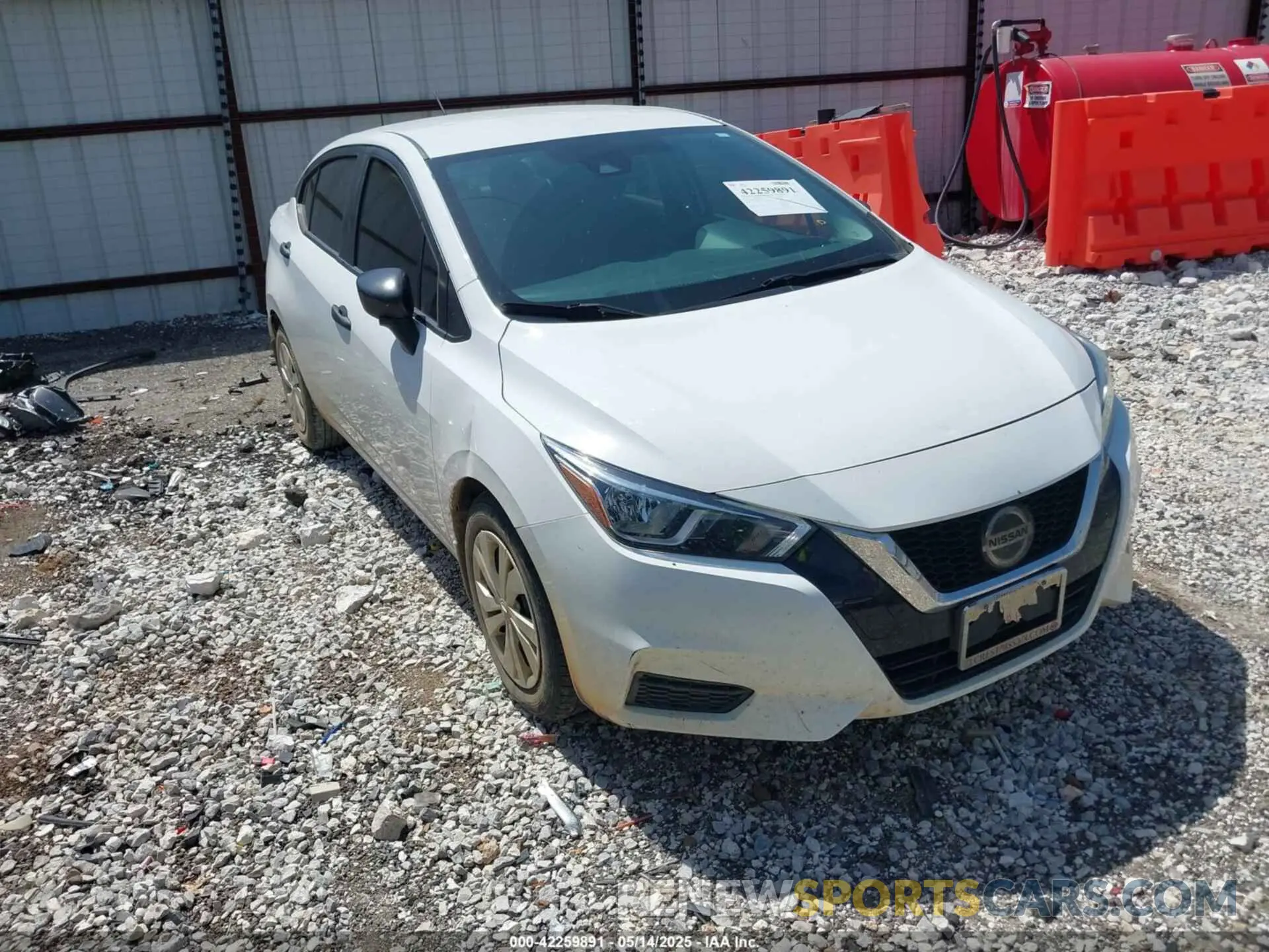 1 Photograph of a damaged car 3N1CN8DV4ML855170 NISSAN VERSA 2021