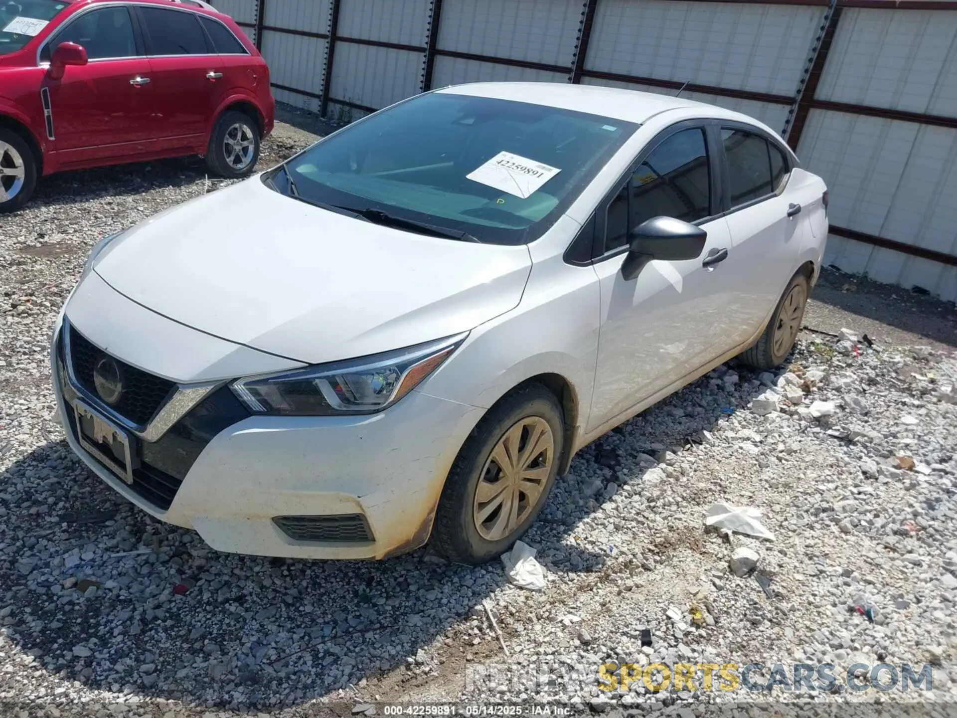 2 Photograph of a damaged car 3N1CN8DV4ML855170 NISSAN VERSA 2021
