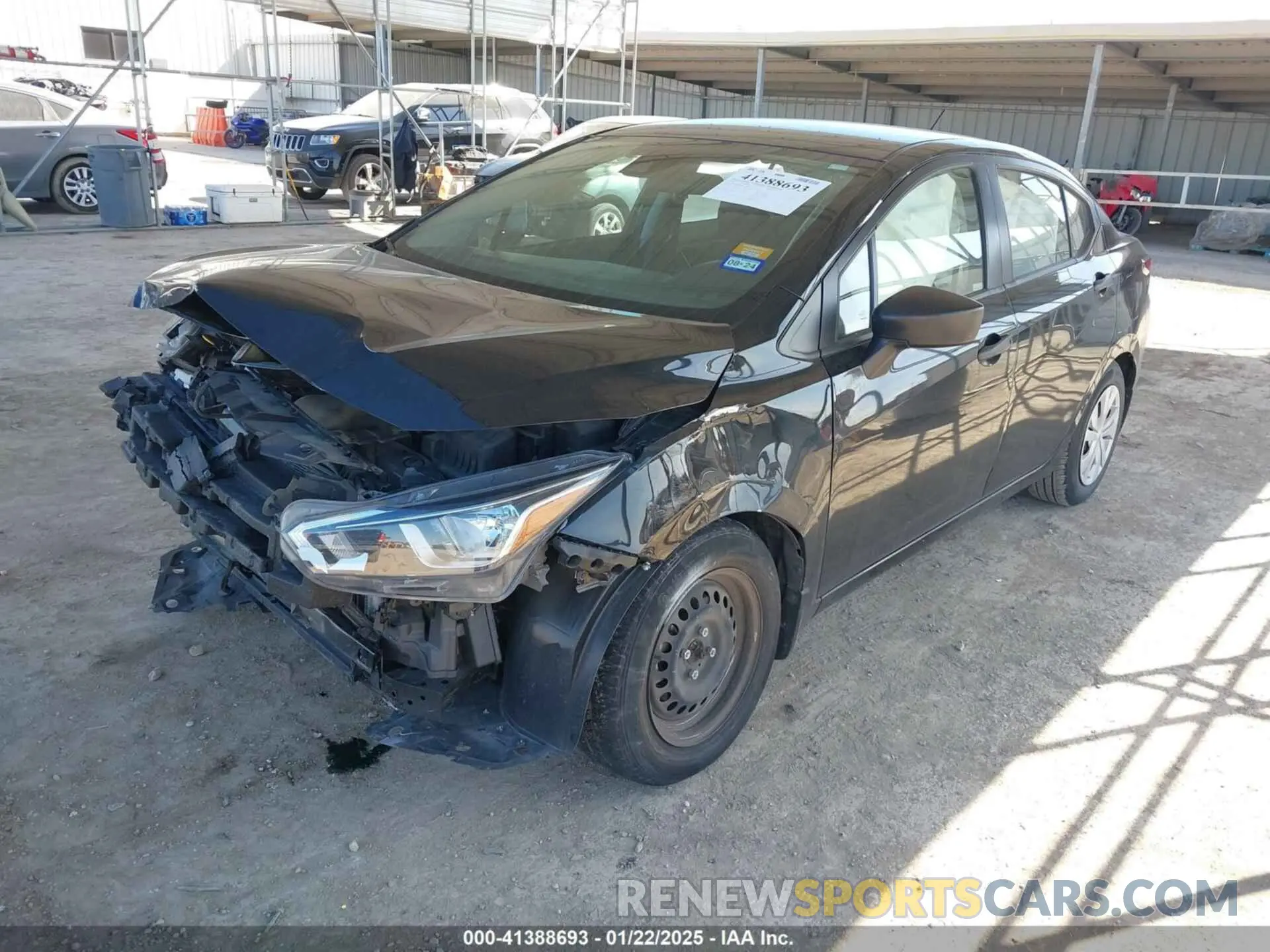 2 Photograph of a damaged car 3N1CN8DV4ML904089 NISSAN VERSA 2021