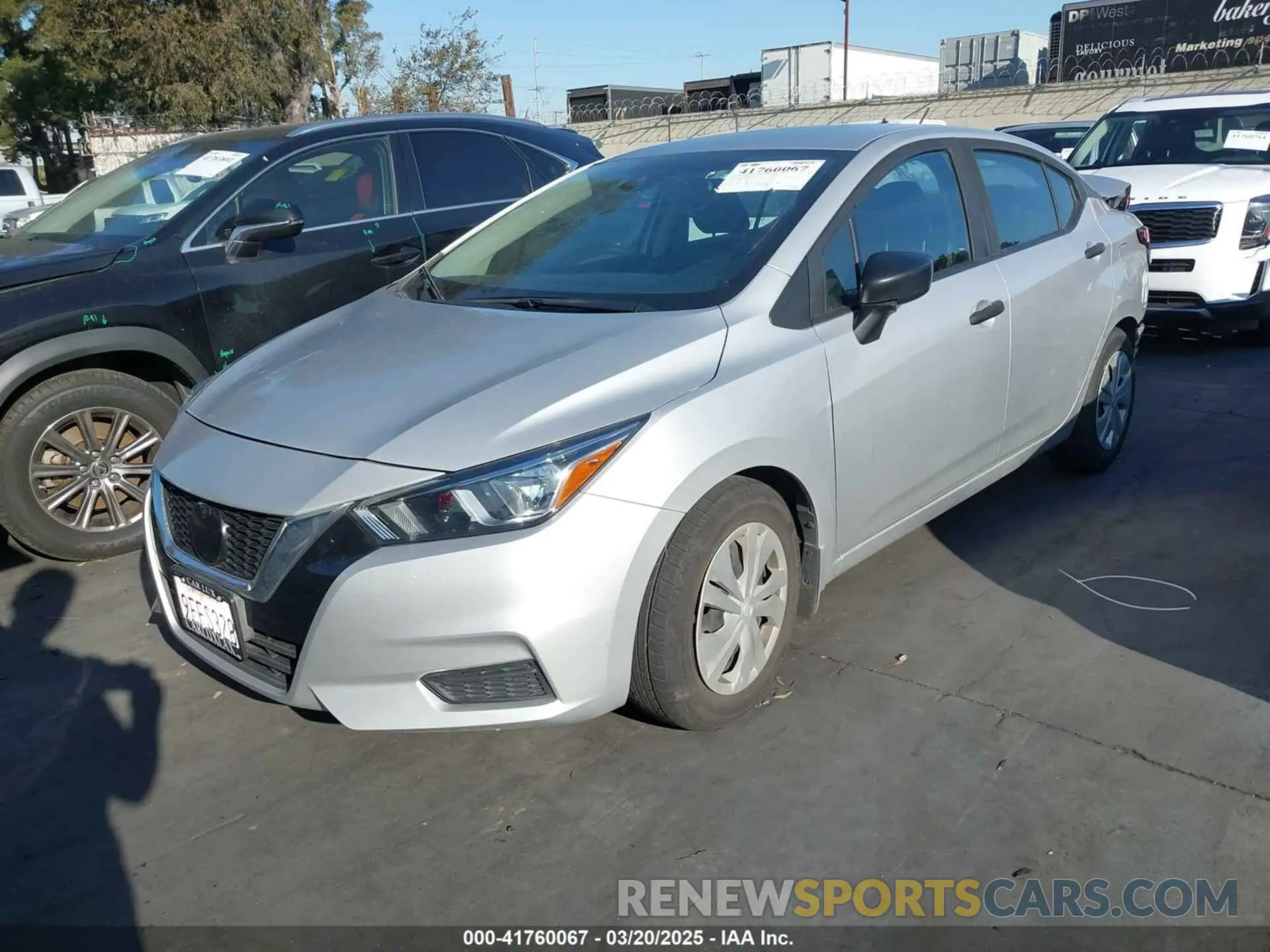 2 Photograph of a damaged car 3N1CN8DV5ML911312 NISSAN VERSA 2021