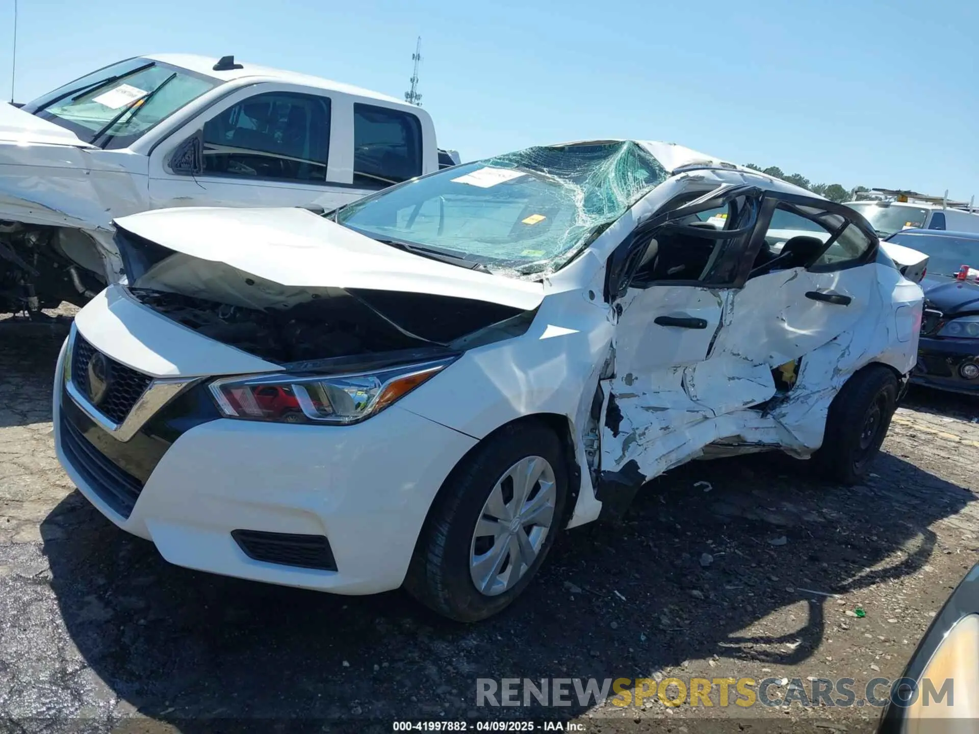 2 Photograph of a damaged car 3N1CN8DV7ML820705 NISSAN VERSA 2021