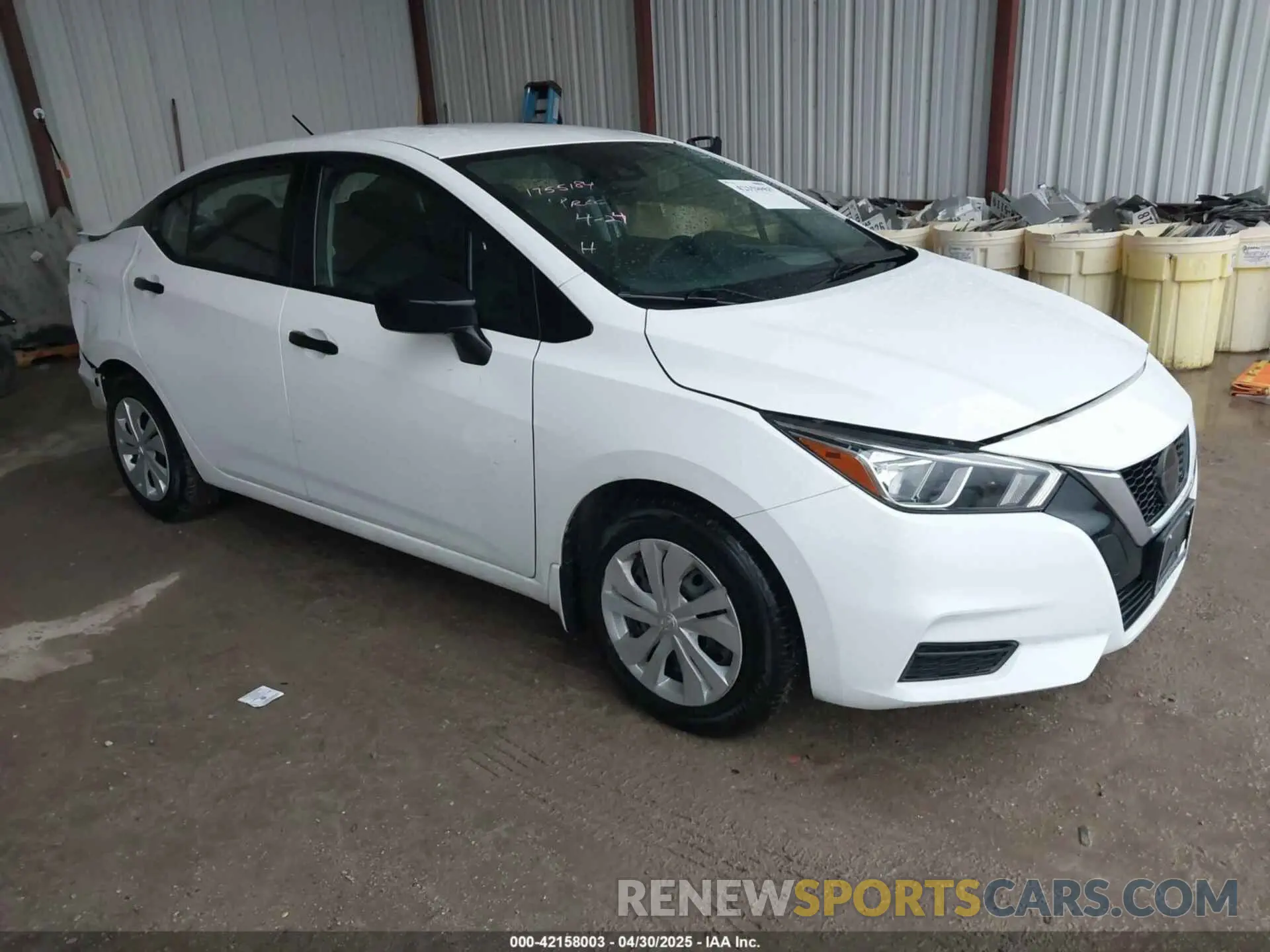 1 Photograph of a damaged car 3N1CN8DV7ML821143 NISSAN VERSA 2021