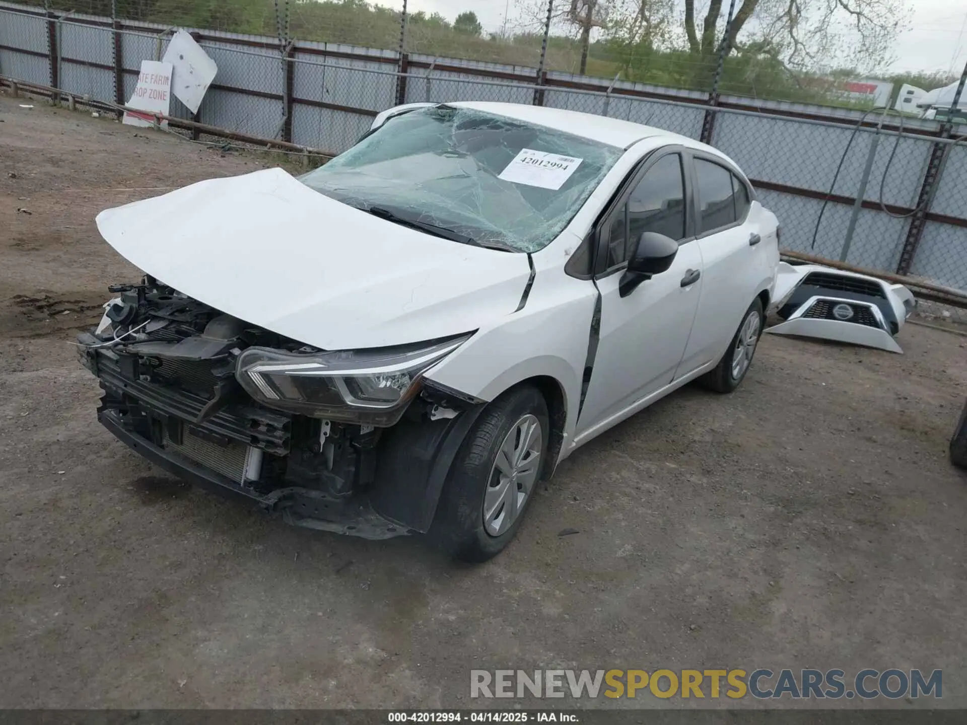 2 Photograph of a damaged car 3N1CN8DV7ML860153 NISSAN VERSA 2021