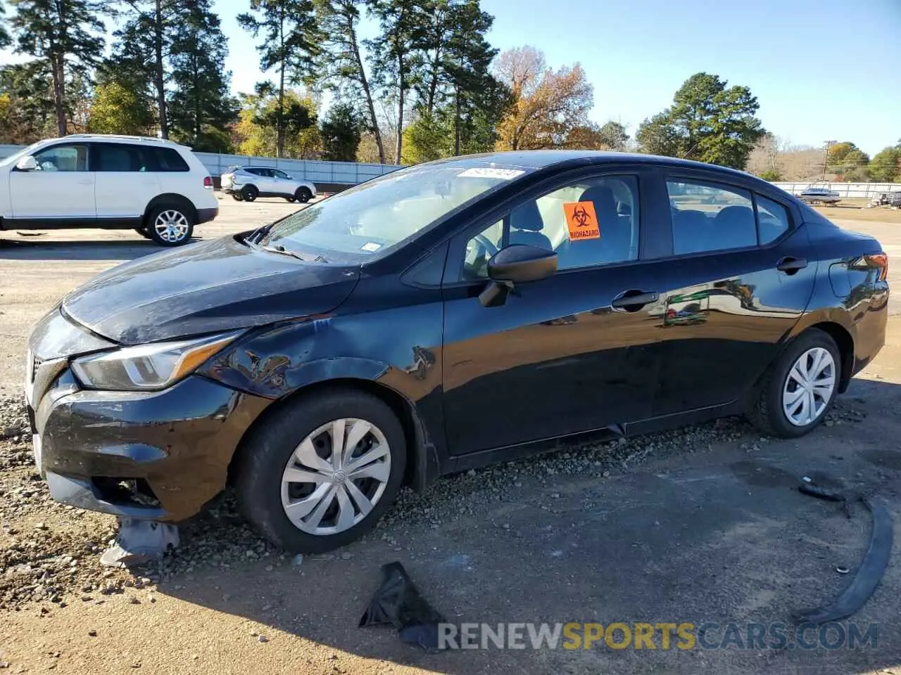 1 Photograph of a damaged car 3N1CN8DV8ML806988 NISSAN VERSA 2021