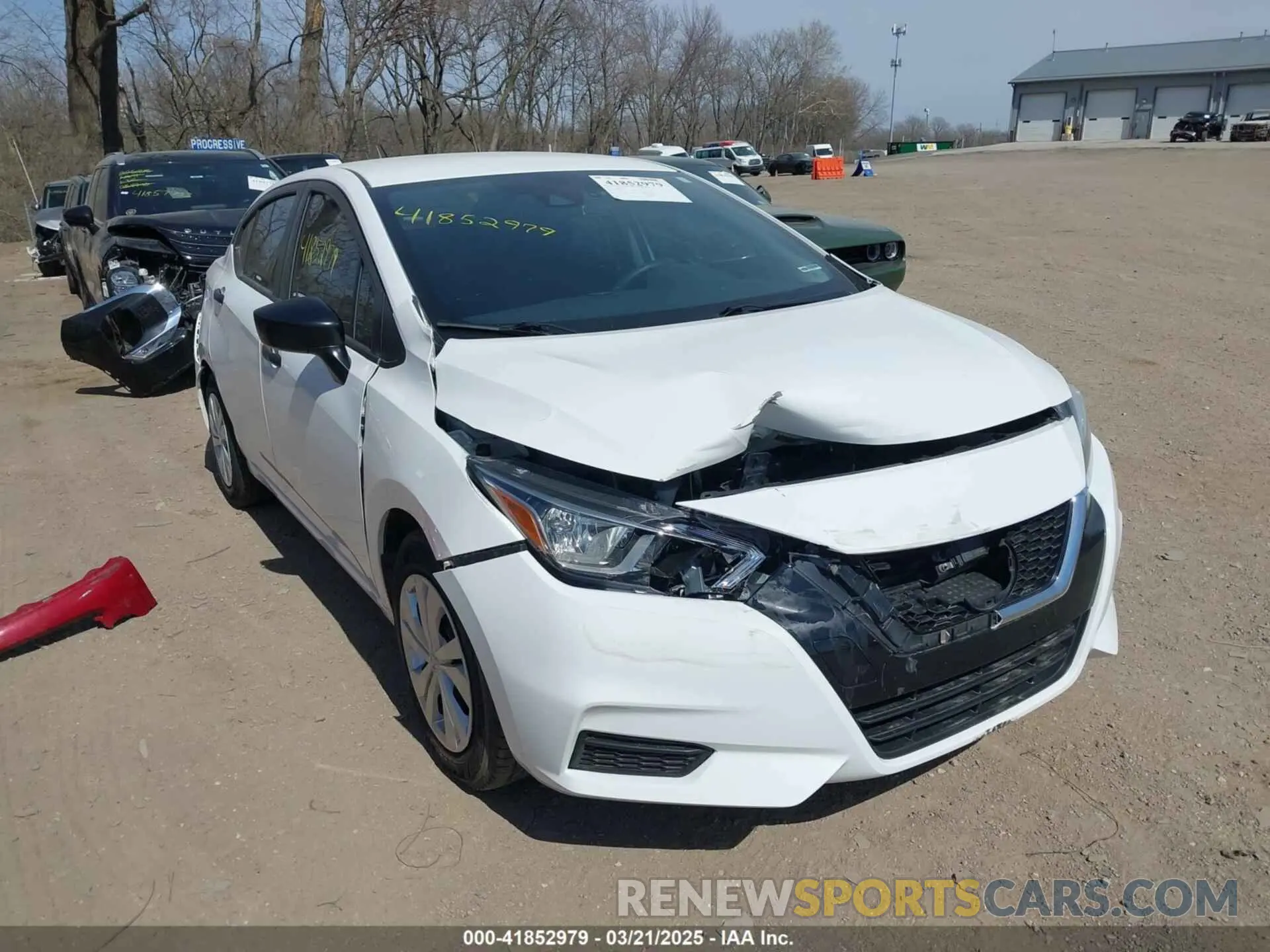 1 Photograph of a damaged car 3N1CN8DV8ML817330 NISSAN VERSA 2021