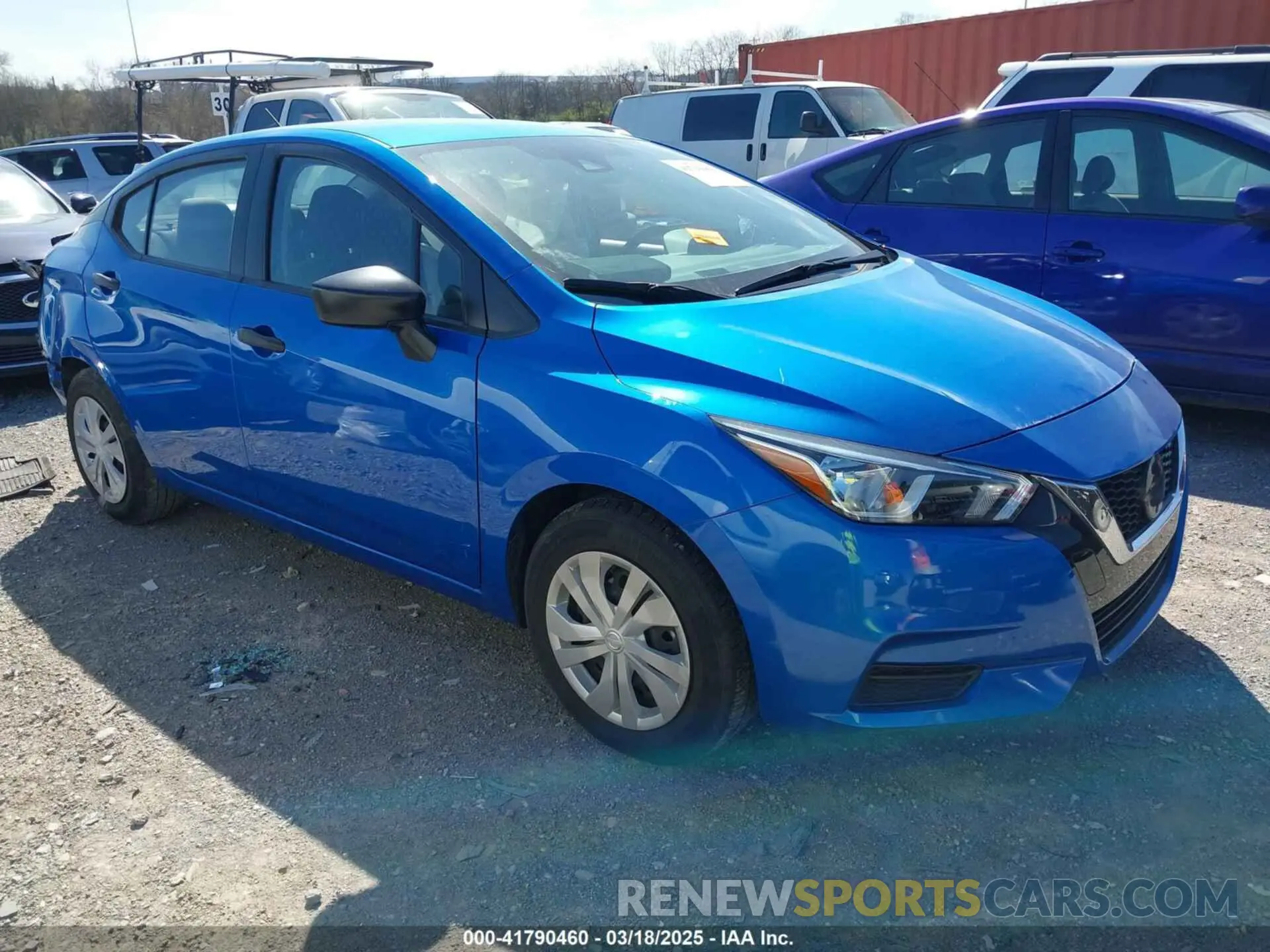 1 Photograph of a damaged car 3N1CN8DV8ML868519 NISSAN VERSA 2021