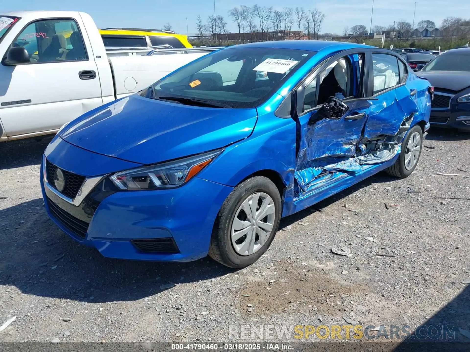 2 Photograph of a damaged car 3N1CN8DV8ML868519 NISSAN VERSA 2021