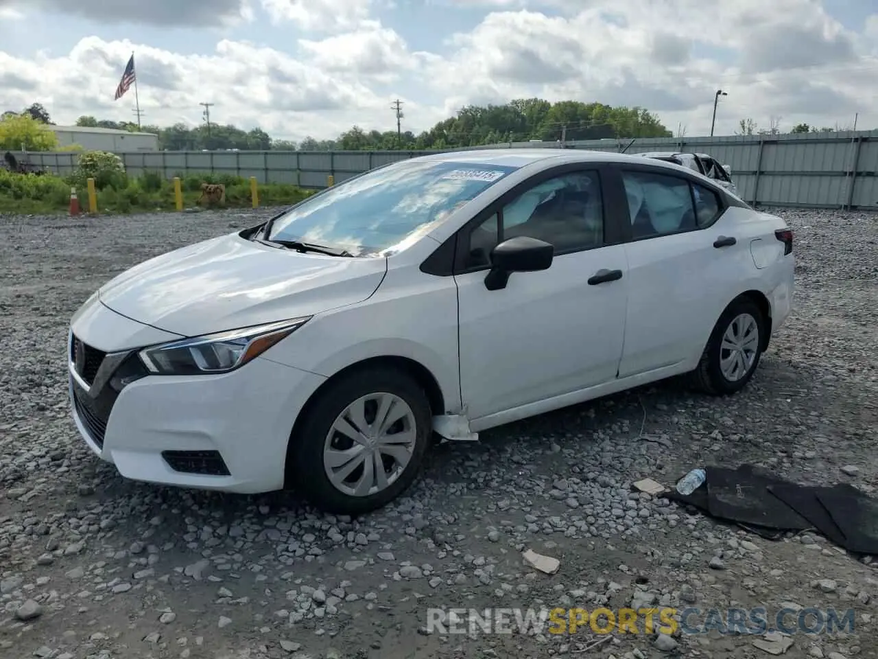 1 Photograph of a damaged car 3N1CN8DV8ML894957 NISSAN VERSA 2021