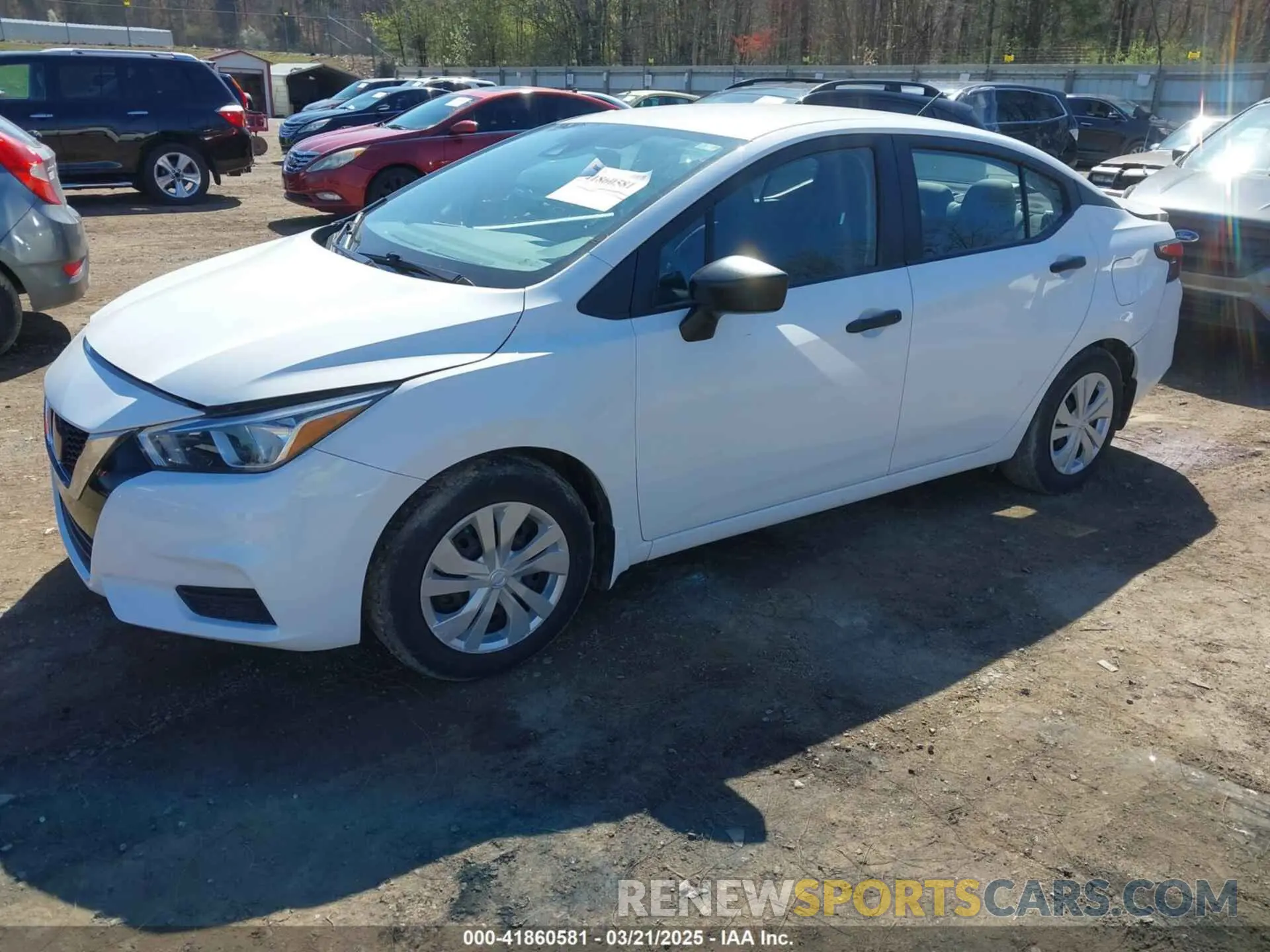 2 Photograph of a damaged car 3N1CN8DV9ML810144 NISSAN VERSA 2021
