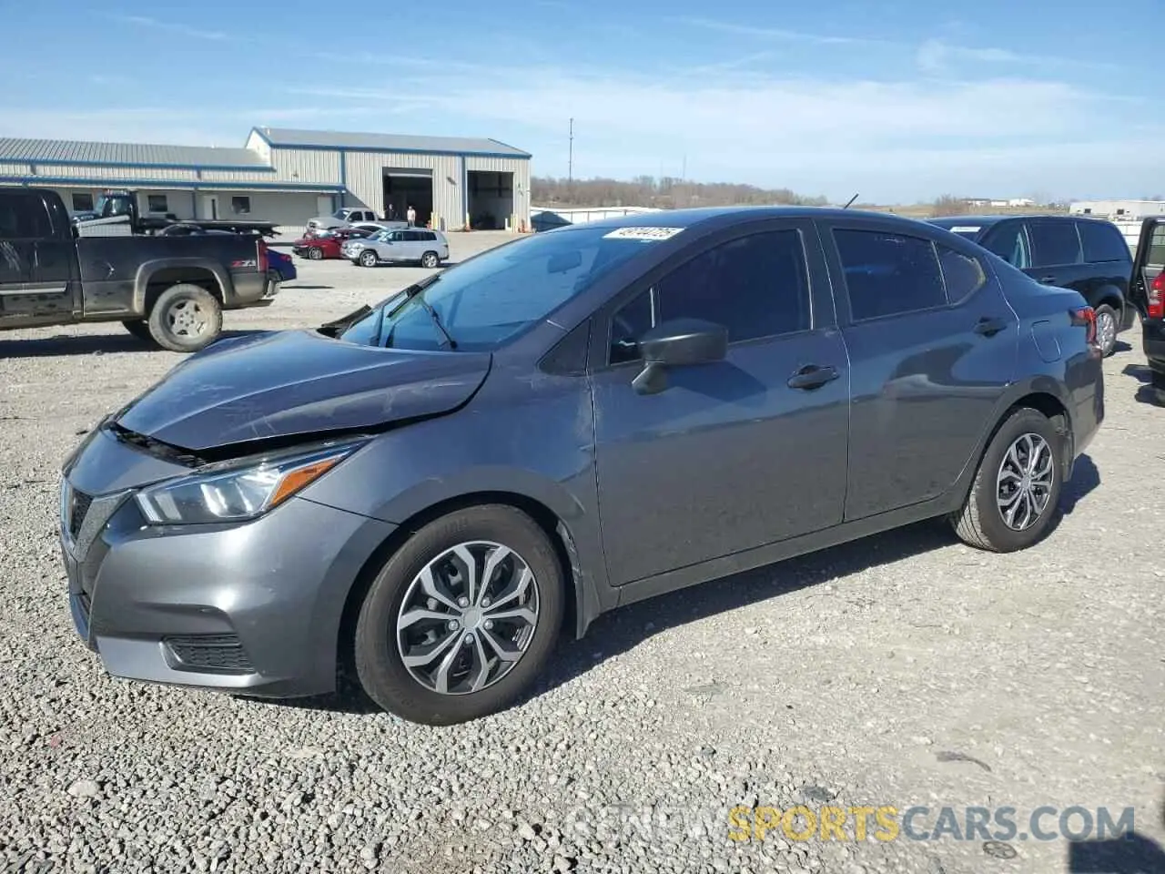 1 Photograph of a damaged car 3N1CN8DV9ML910437 NISSAN VERSA 2021