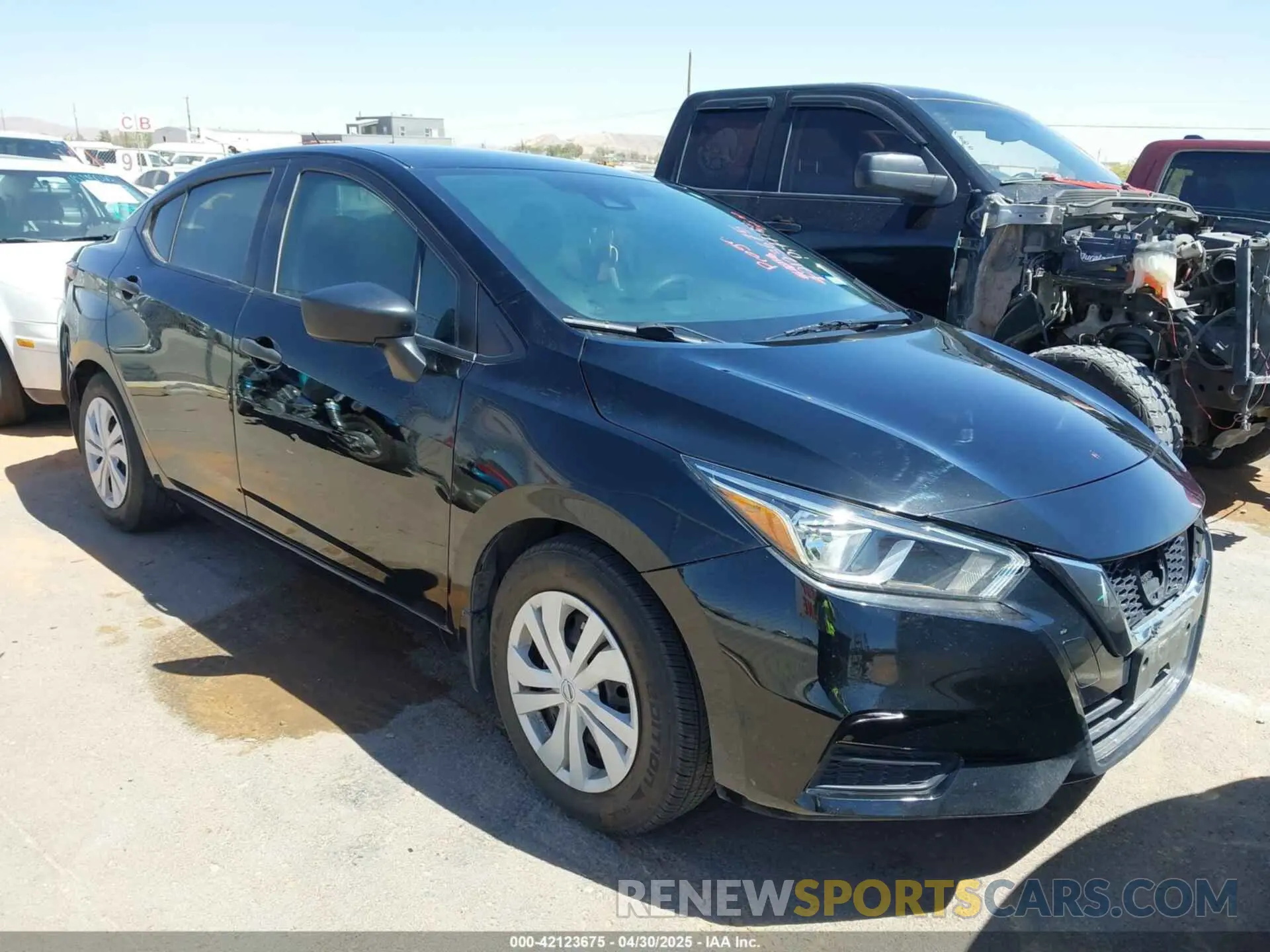 1 Photograph of a damaged car 3N1CN8DV9ML921096 NISSAN VERSA 2021