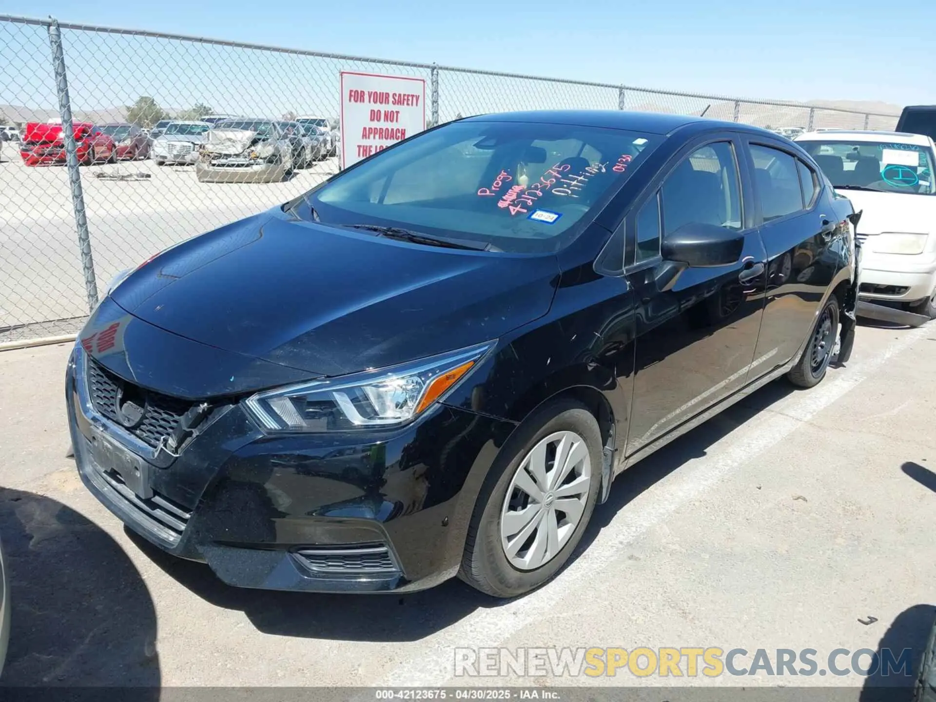 2 Photograph of a damaged car 3N1CN8DV9ML921096 NISSAN VERSA 2021