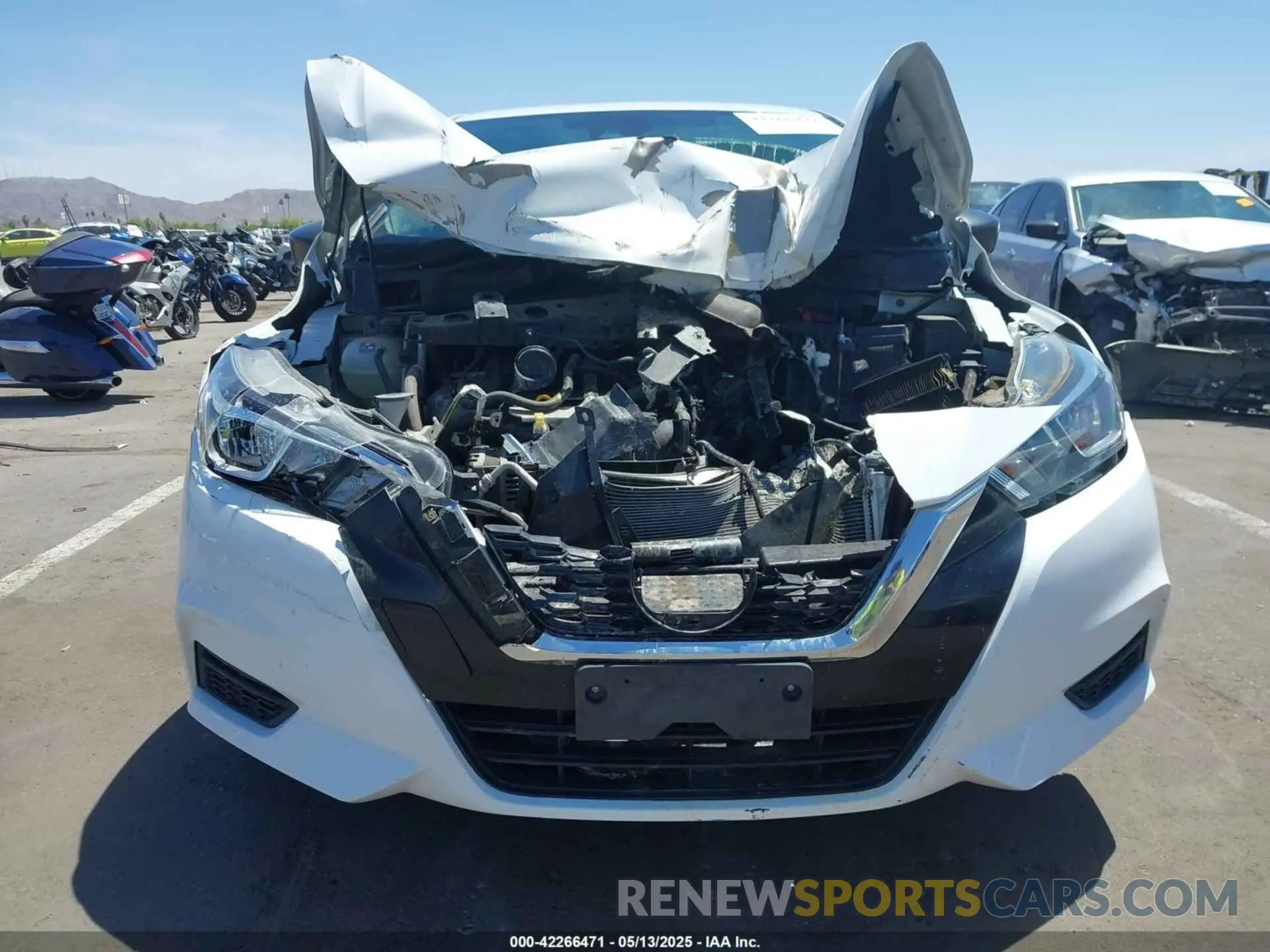 12 Photograph of a damaged car 3N1CN8DVXML856372 NISSAN VERSA 2021