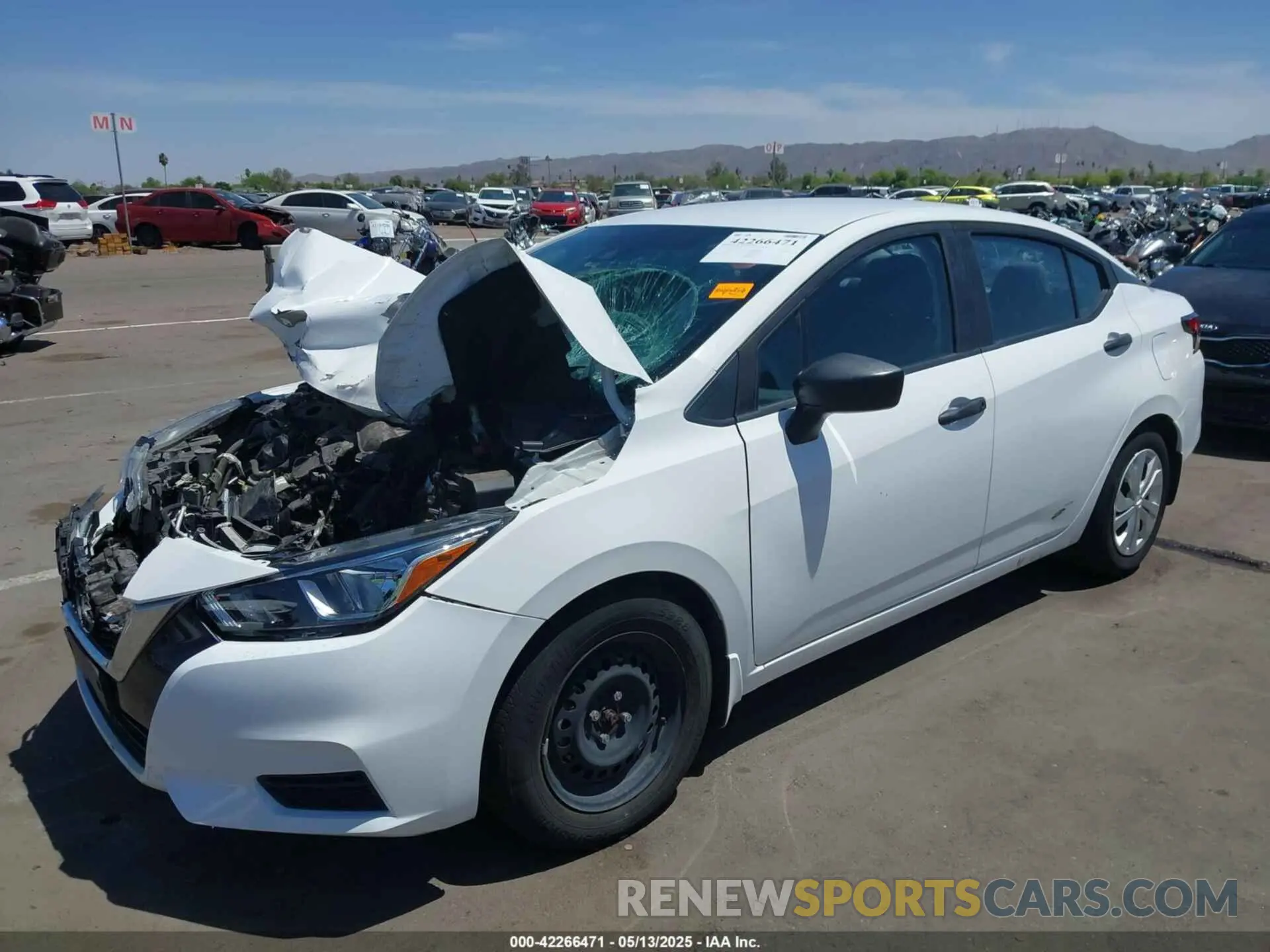 2 Photograph of a damaged car 3N1CN8DVXML856372 NISSAN VERSA 2021