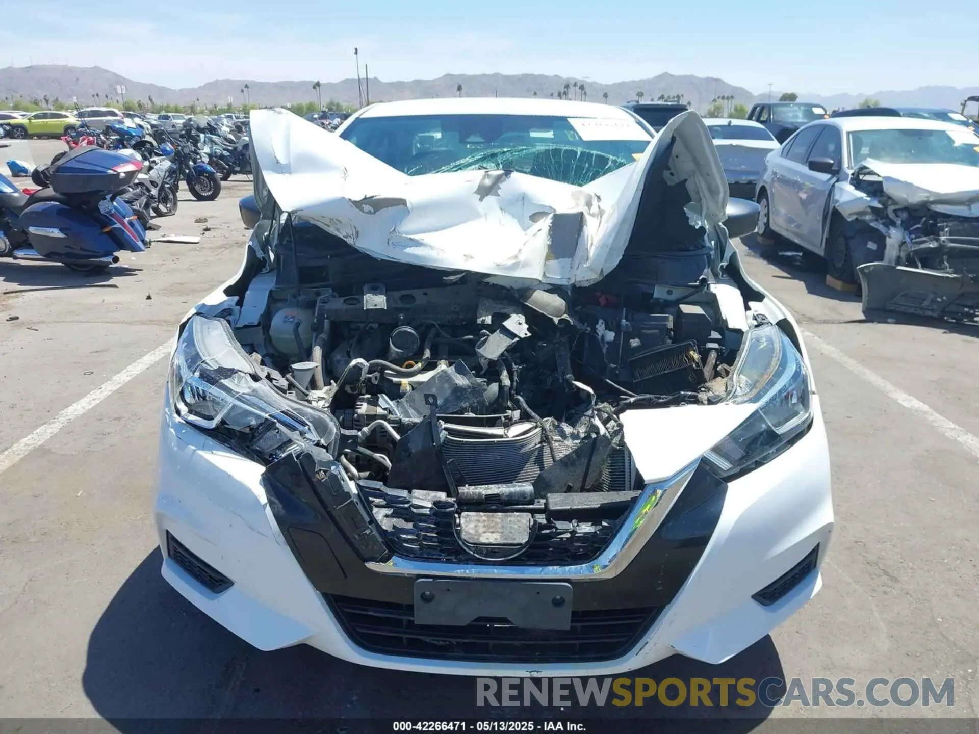 6 Photograph of a damaged car 3N1CN8DVXML856372 NISSAN VERSA 2021