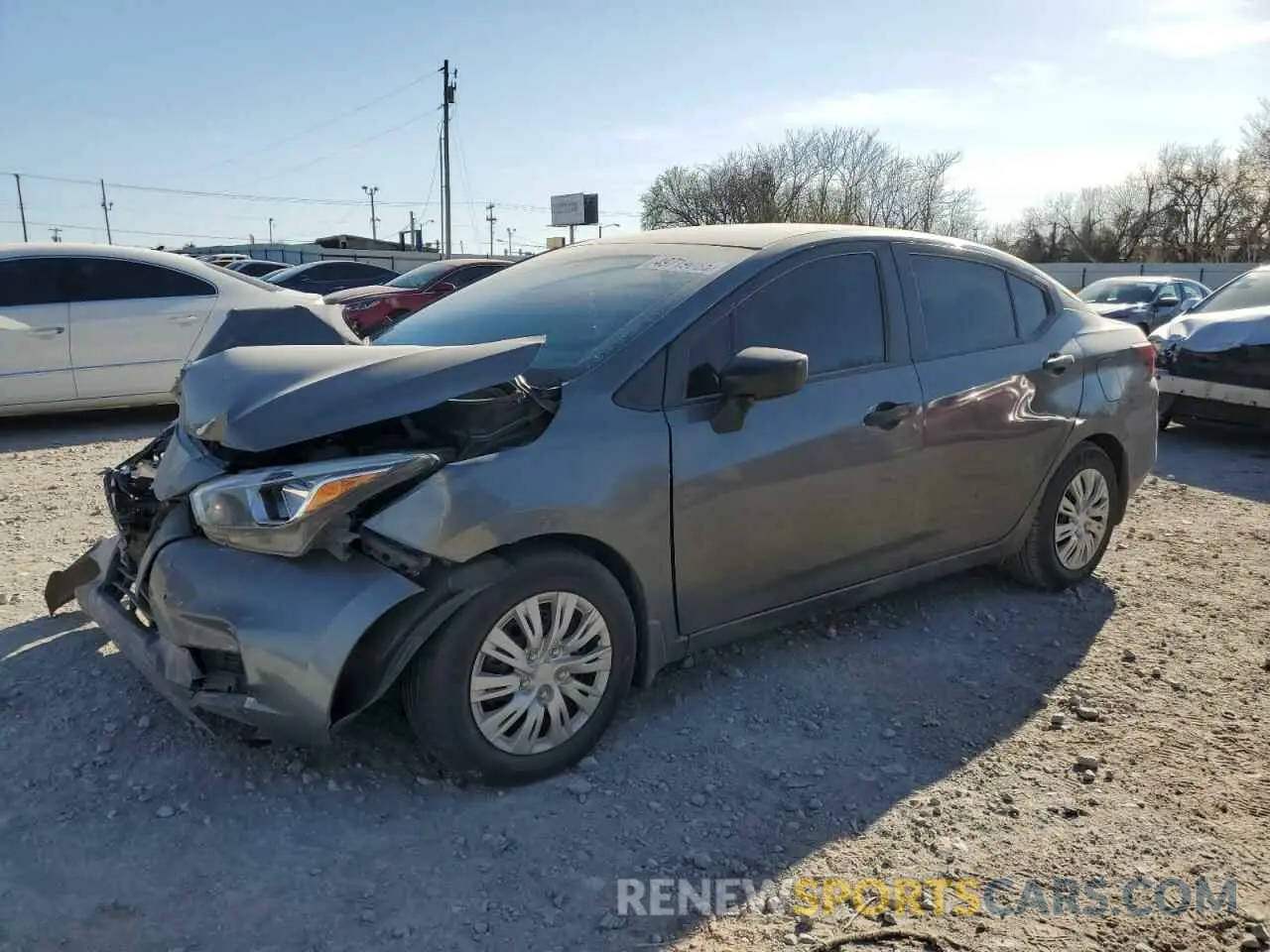 1 Photograph of a damaged car 3N1CN8DVXML895883 NISSAN VERSA 2021