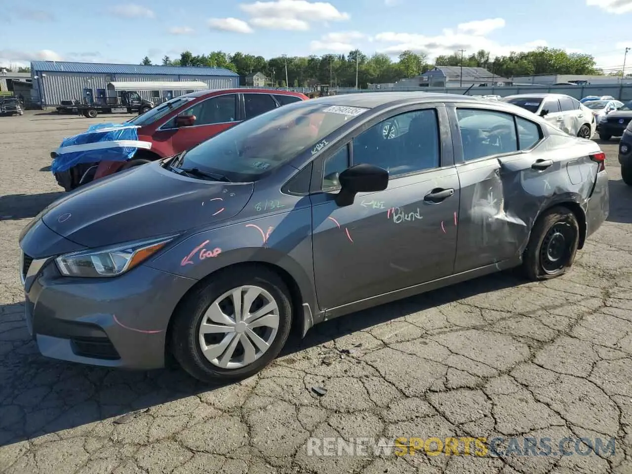 1 Photograph of a damaged car 3N1CN8DVXML907398 NISSAN VERSA 2021