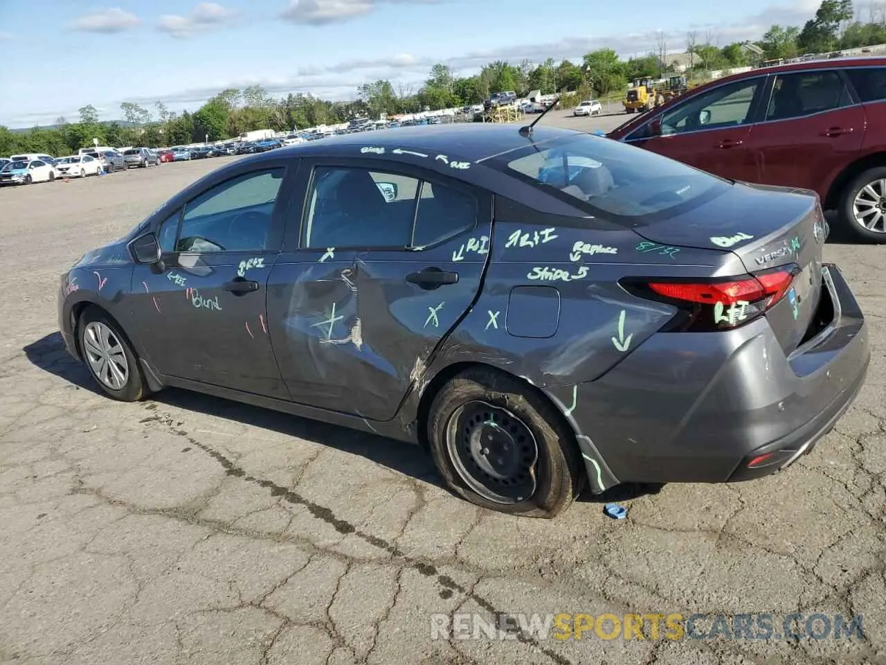 2 Photograph of a damaged car 3N1CN8DVXML907398 NISSAN VERSA 2021