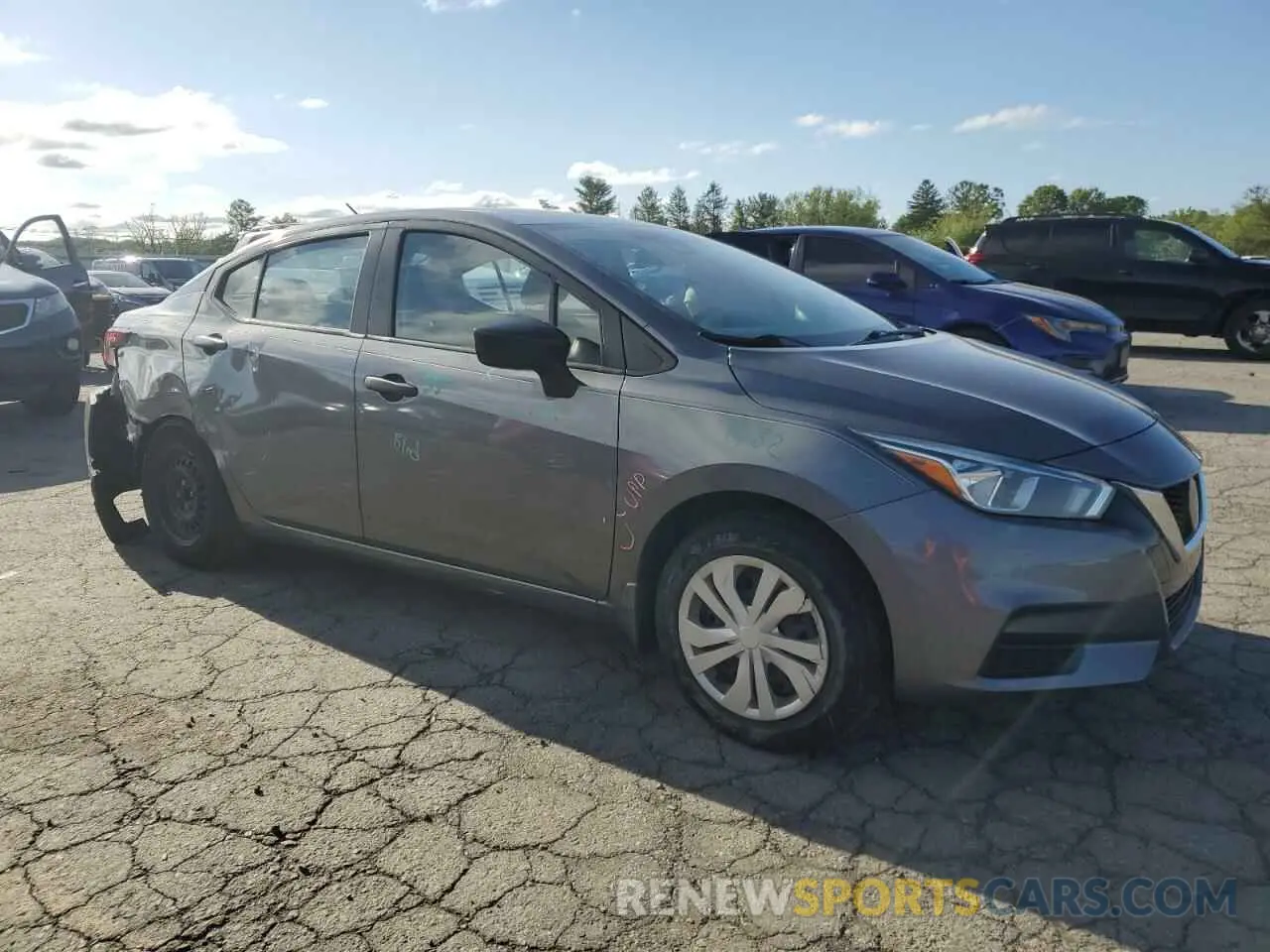 4 Photograph of a damaged car 3N1CN8DVXML907398 NISSAN VERSA 2021