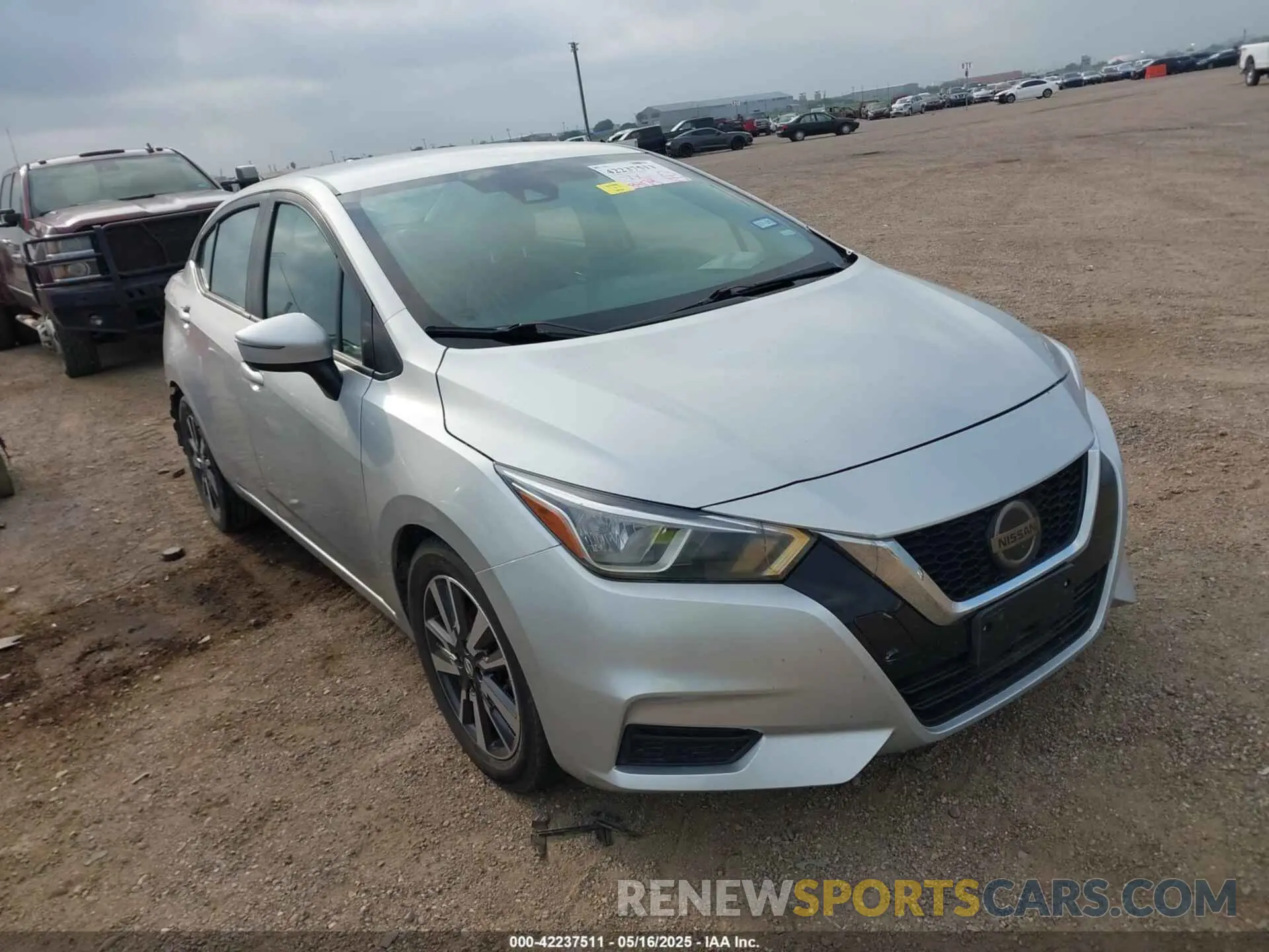 1 Photograph of a damaged car 3N1CN8EV0ML826618 NISSAN VERSA 2021