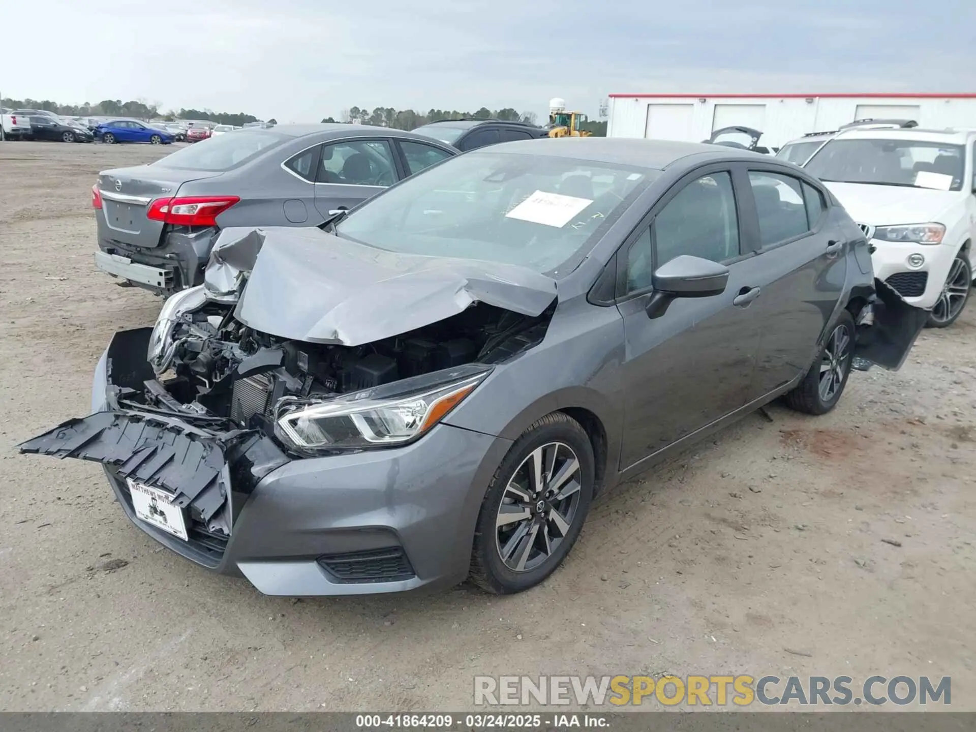 2 Photograph of a damaged car 3N1CN8EV0ML835674 NISSAN VERSA 2021